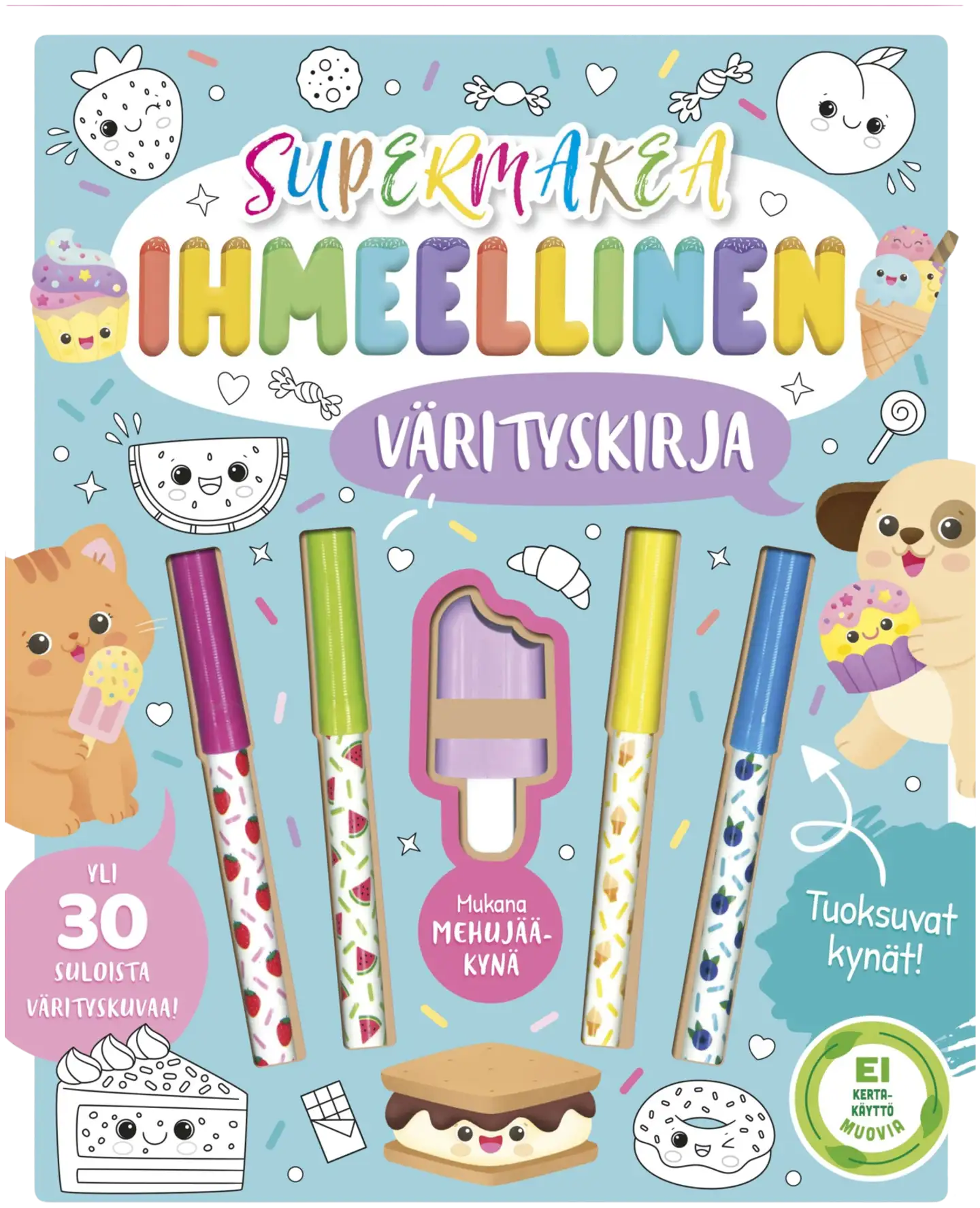 Ihmeelllinen värityskirja - Tuoksuvat kynät