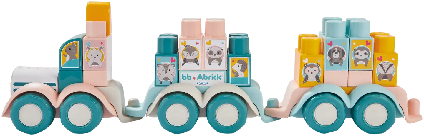 Ecoiffier - BB Abrick - Eläinjuna - 5