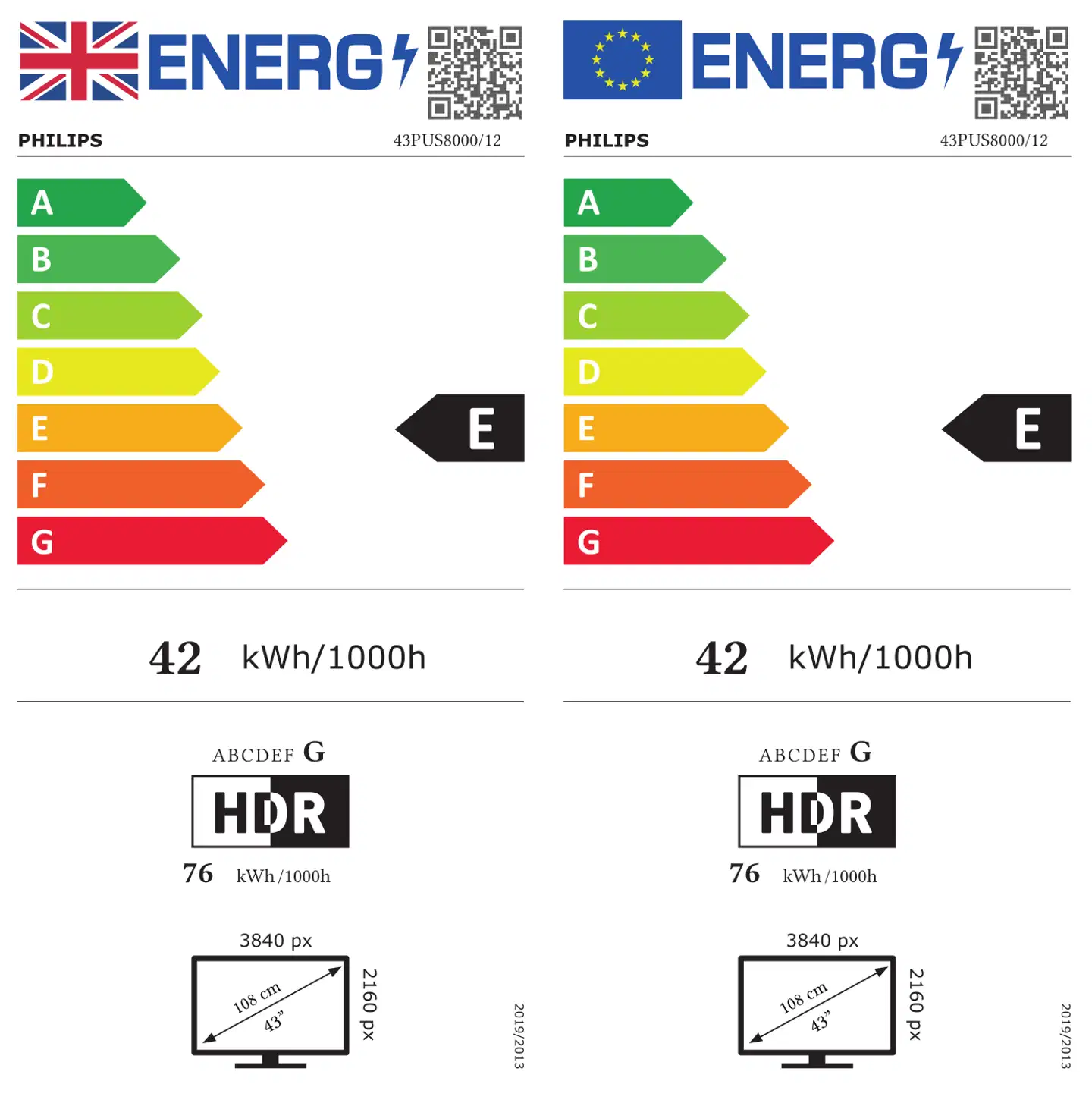 Philips 43" 4K UHD Smart Ambilight LED TV 43PUS8000/12 - 7