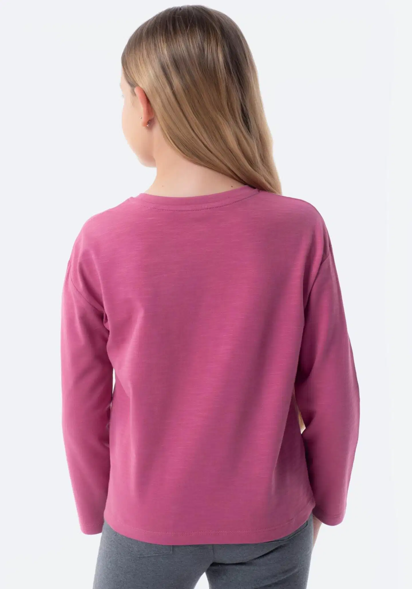 TEX lasten trikoopaita I993948 - PINK DARK - 2