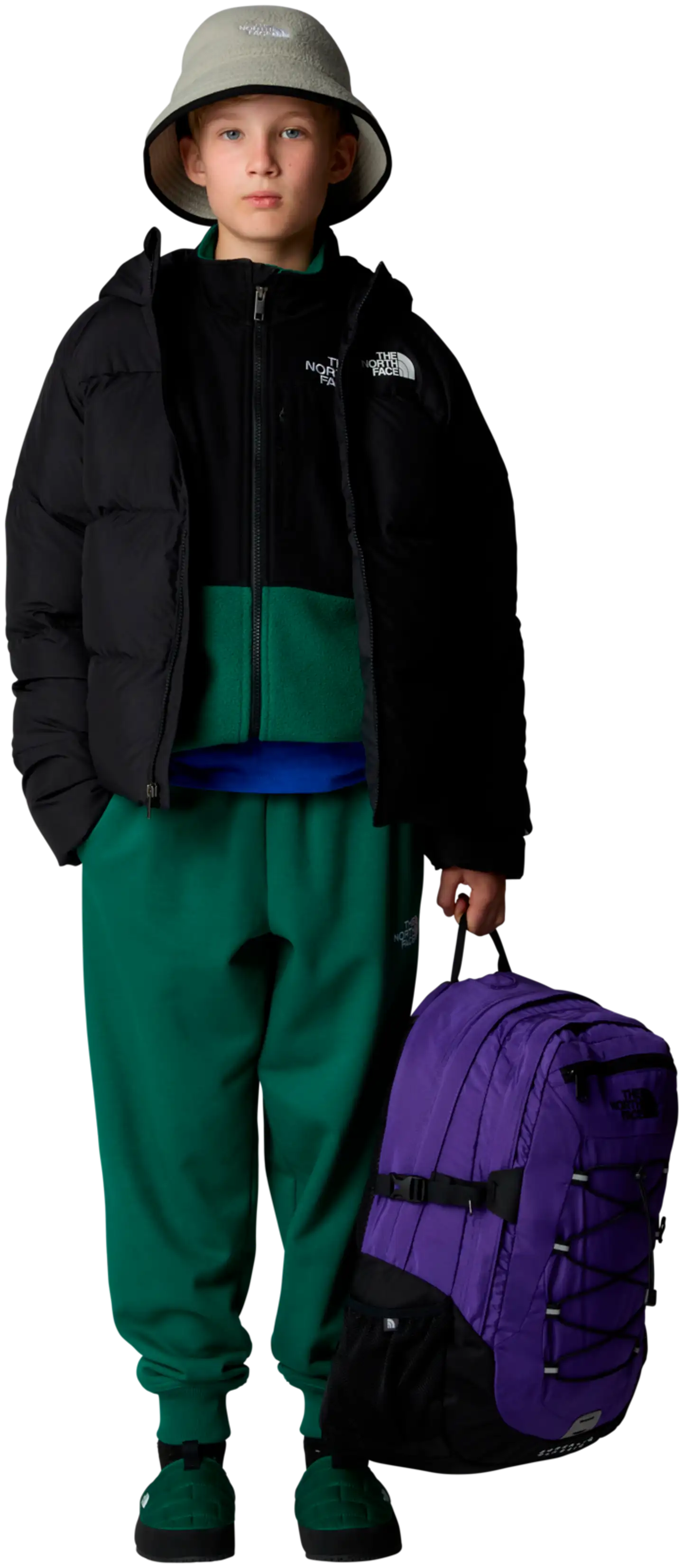 The North Face Nuorten talvitakki B NORTH DOWN HOODED - TNF Black - 2