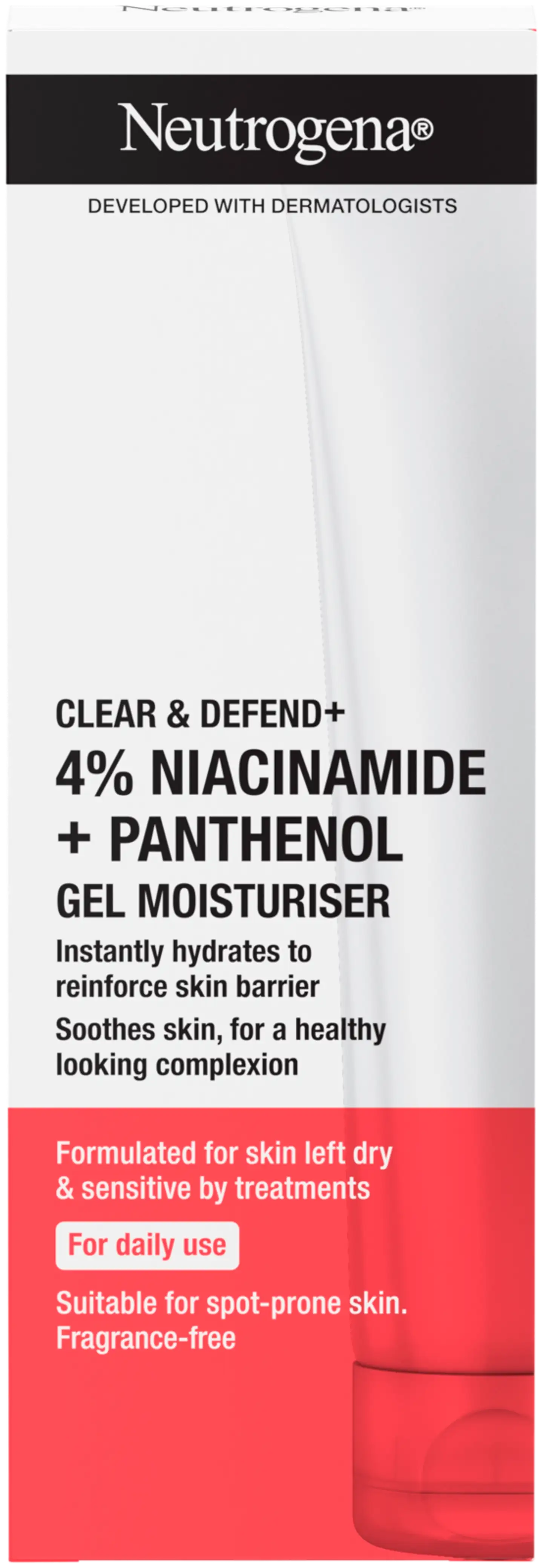 Neutrogena Clear & Defend+ Gel Moisturiser kosteusvoide 50 ml