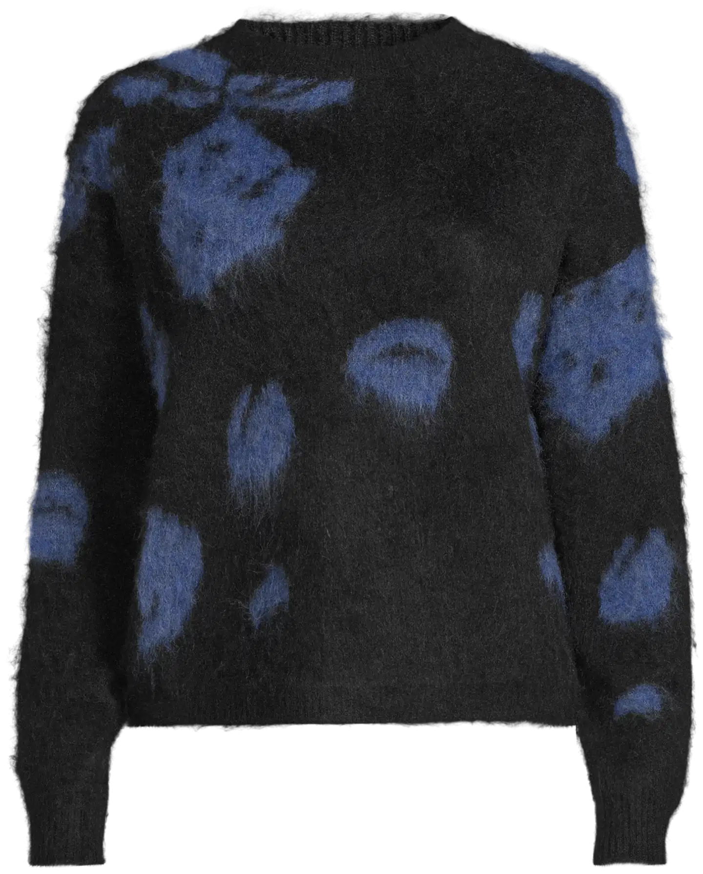WKLY. naisten väljä intarsia-neulepusero, villasekoite 213W312685 - MULTI COLOR - 2