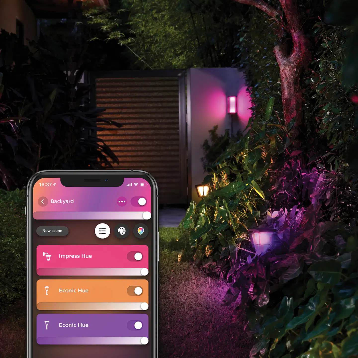 Philips Hue Impress -seinävalaisin ulkokäyttöön 16W 2000-6500K 1180LM säädettävä - 7