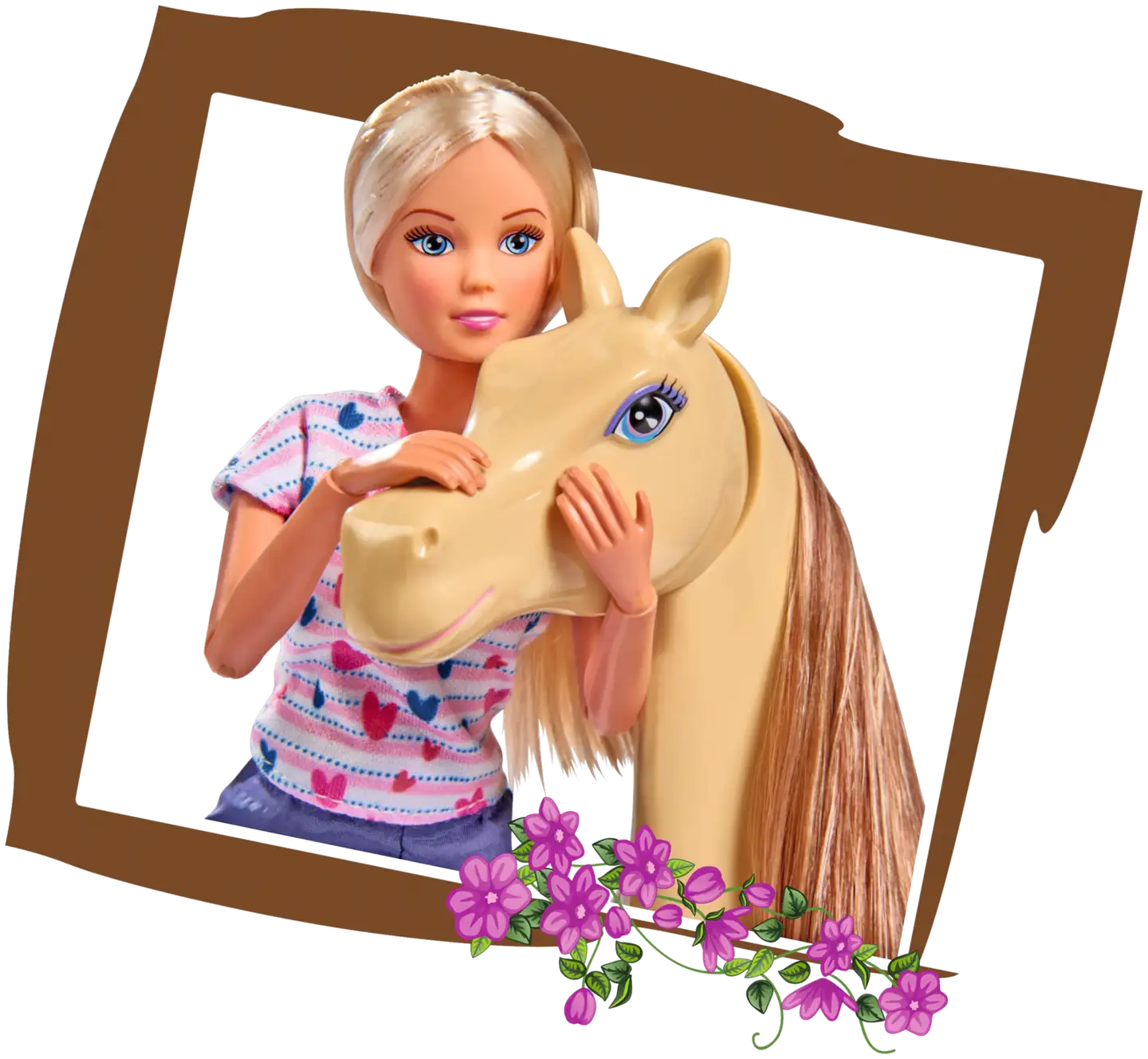 Simba Steffi Love ja hevonen, Riding Tour -leikkisetti - 5