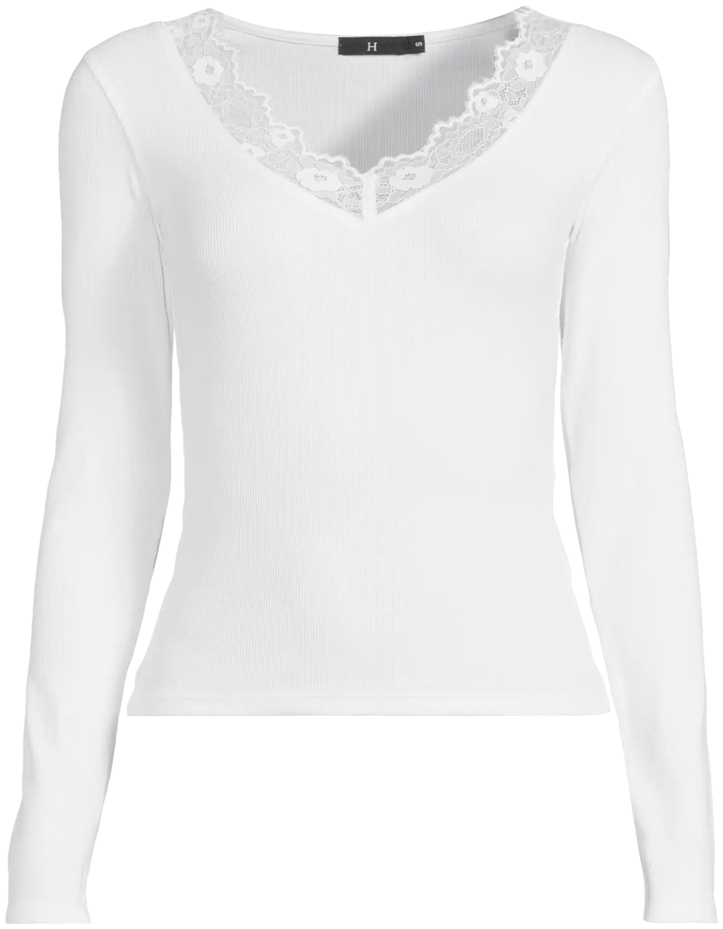 House naisten ribbitrikoopaita Lily Lace - White - 2