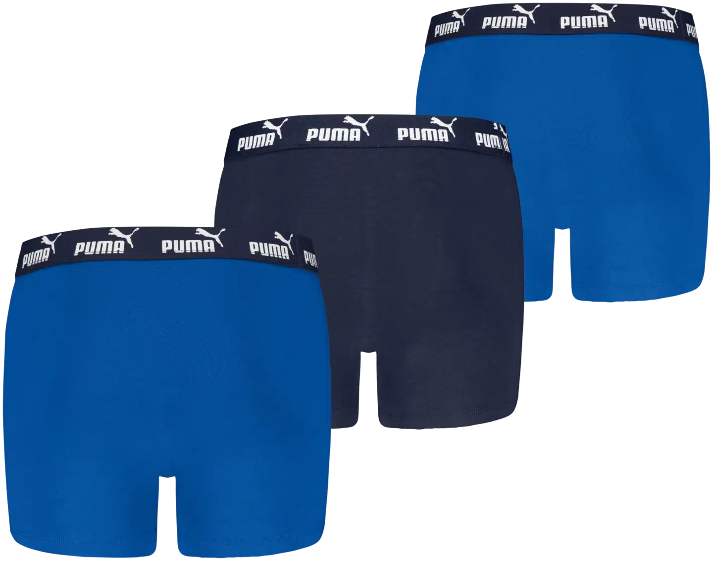 PUMA lasten bokserit 3 kpl Elements sininen/navy/sininen701230429 - Blue Combo - 2