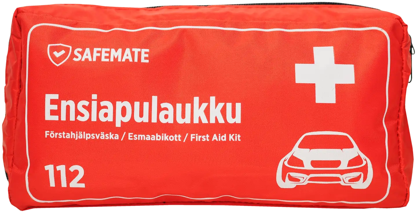 SafeMate ensiapulaukku DIN13164, punainen