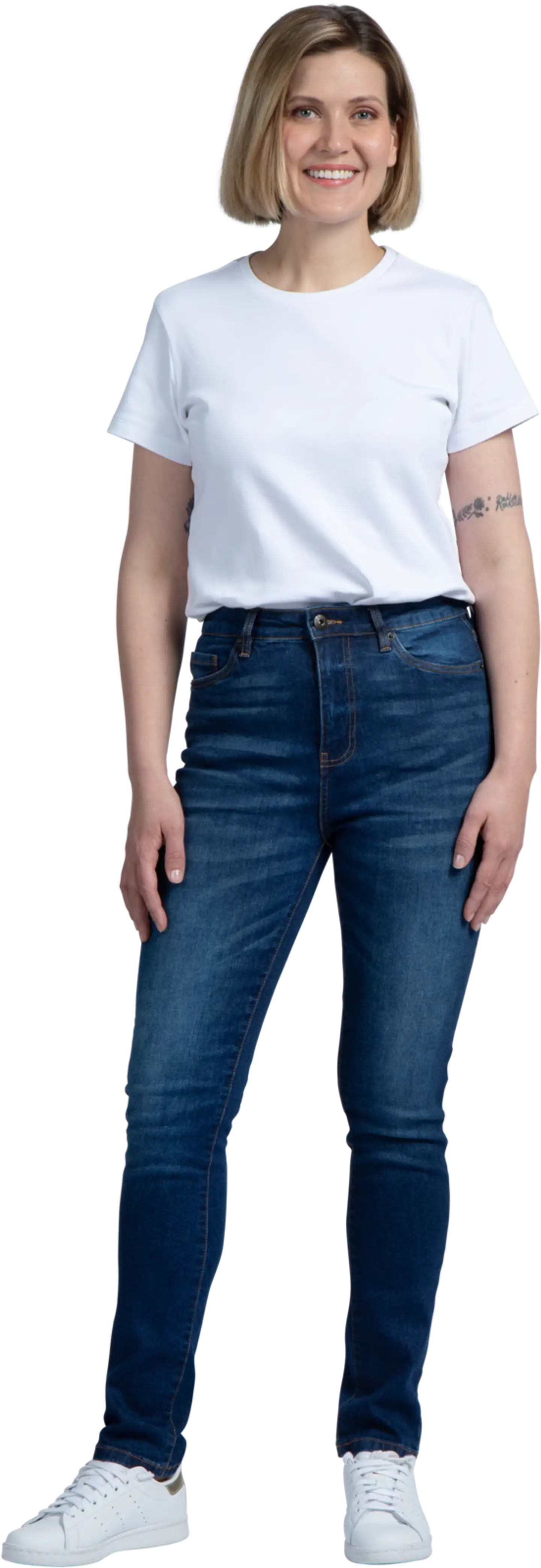 House naisten farkut Slim Fit - Mid blue - 1