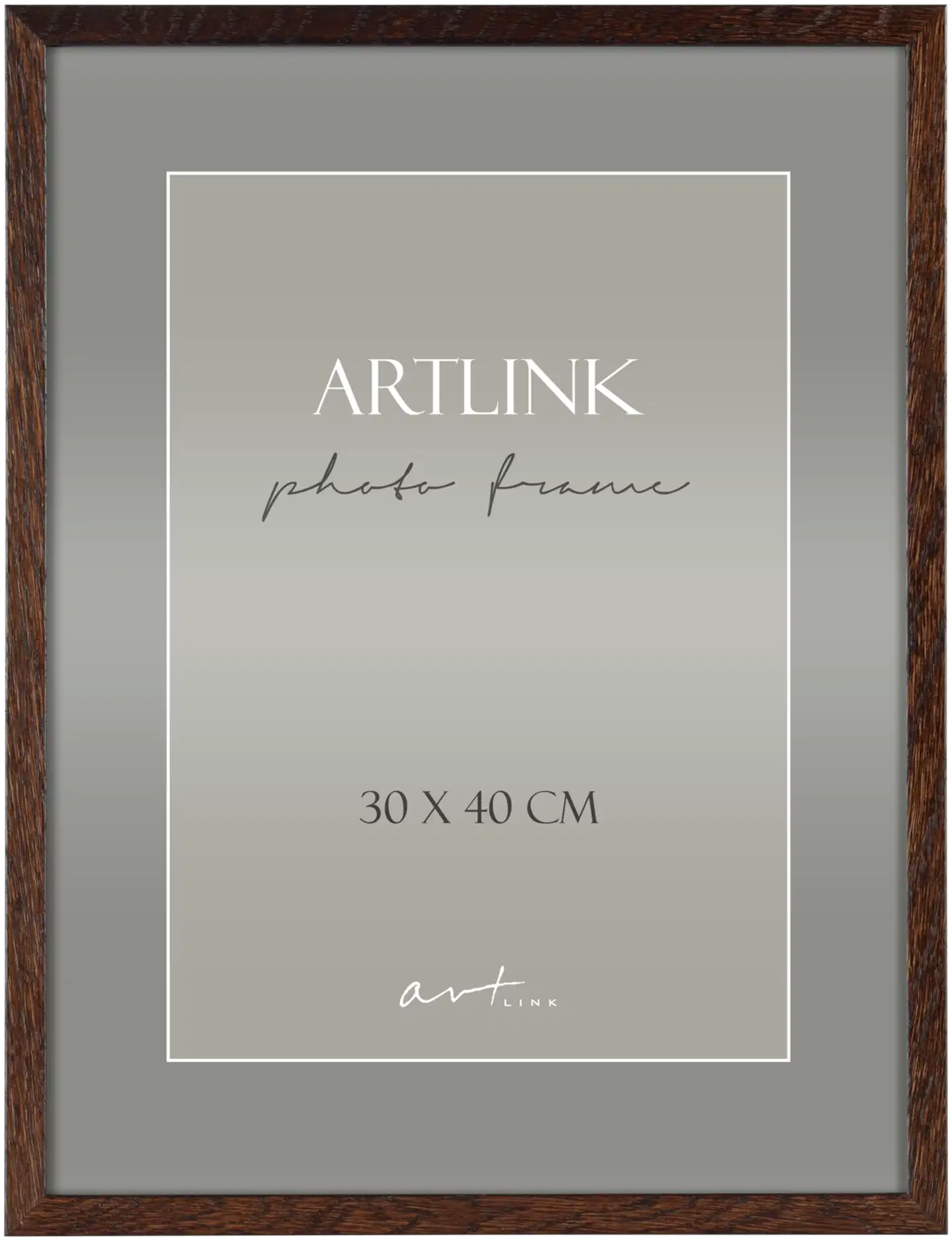 Kuvakehys tumma tammi 30x40cm