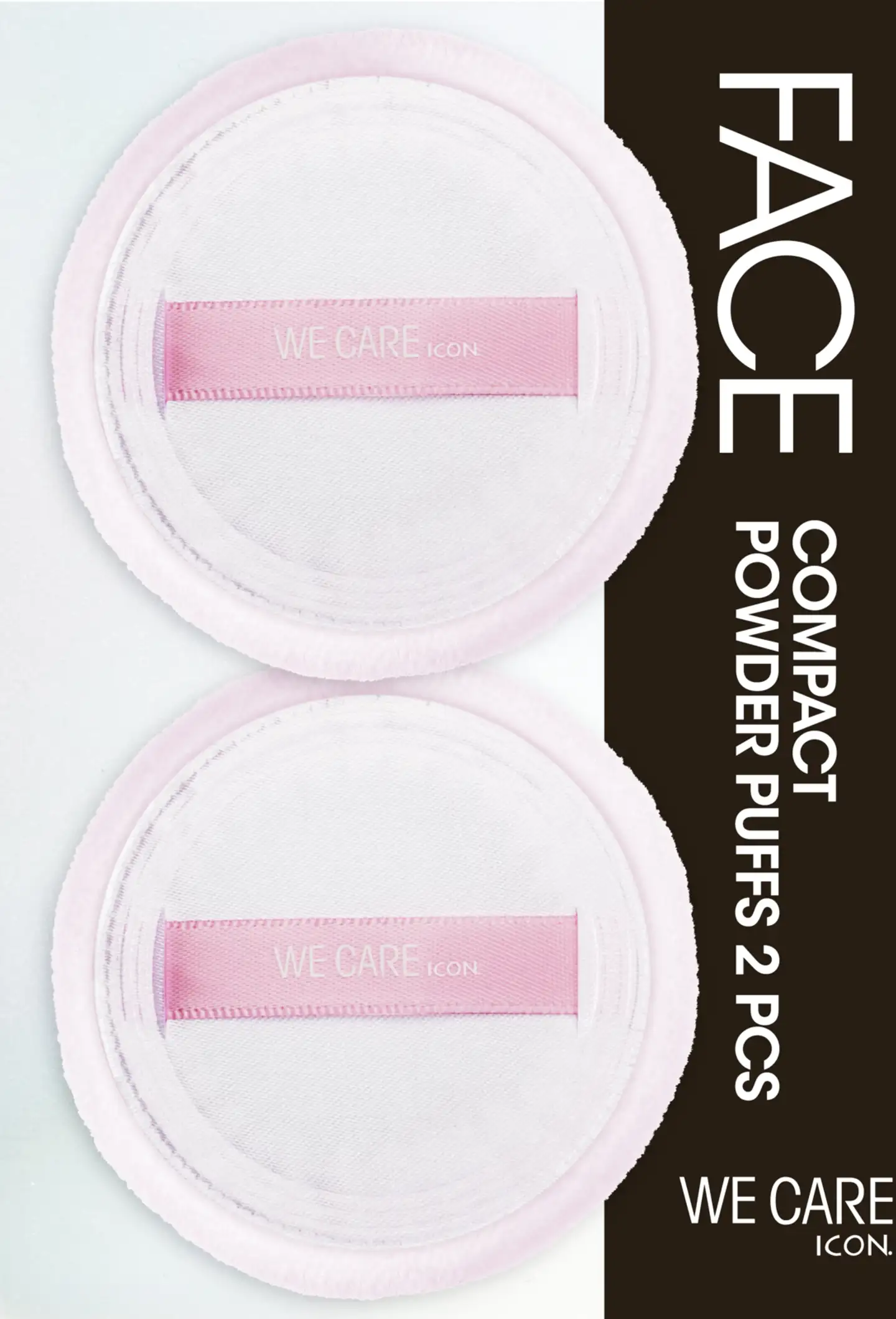 WE CARE ICON. Compact Powder Puffs puuterivippa 2 kpl - 3