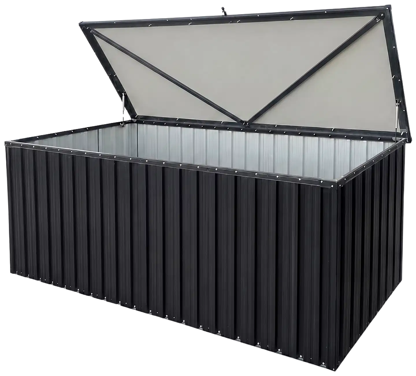 Fornorth säilytyslaatikko ulos 172x78x73cm 814l, musta - 1