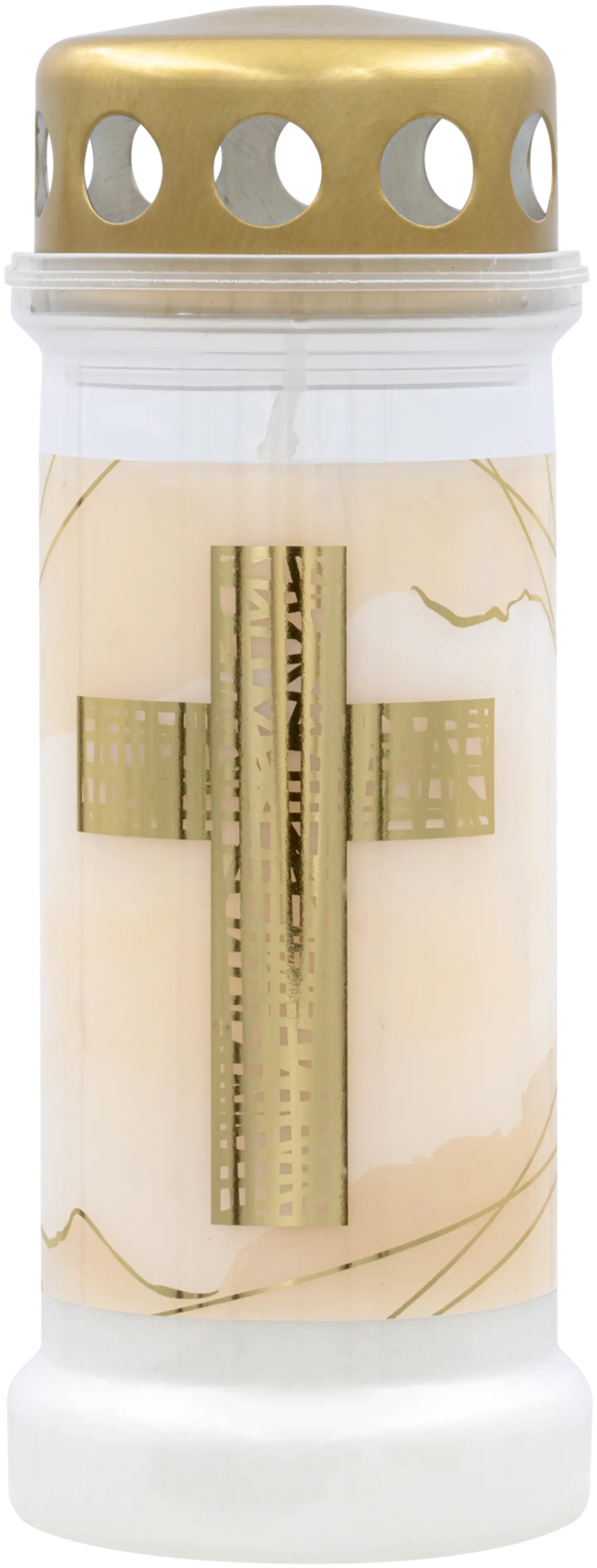 Bolsius - Grave light nr 6 + lid Cross - 70H