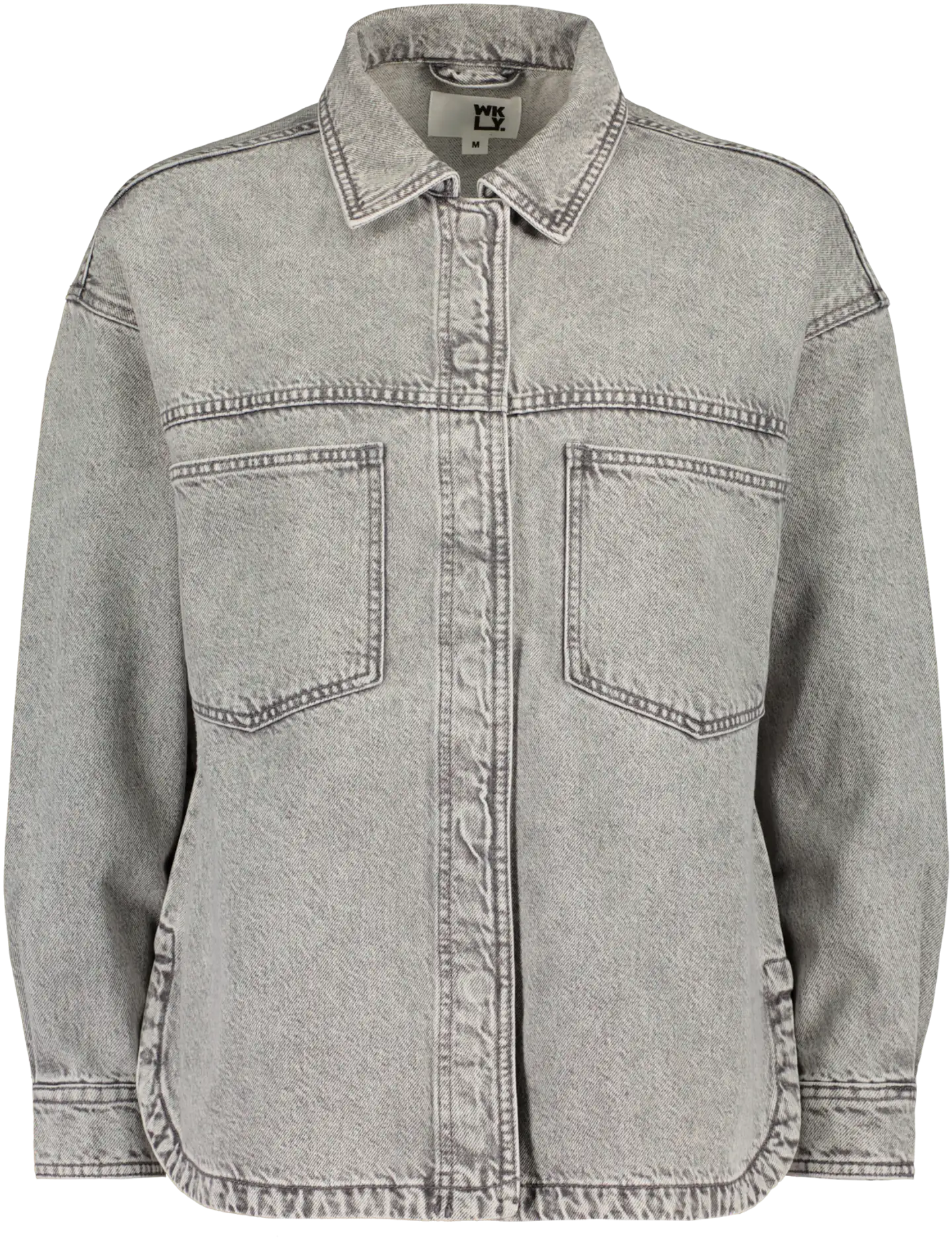 WKLY. naisten denim-paitajakku 228W301140 - Grey denim - 1