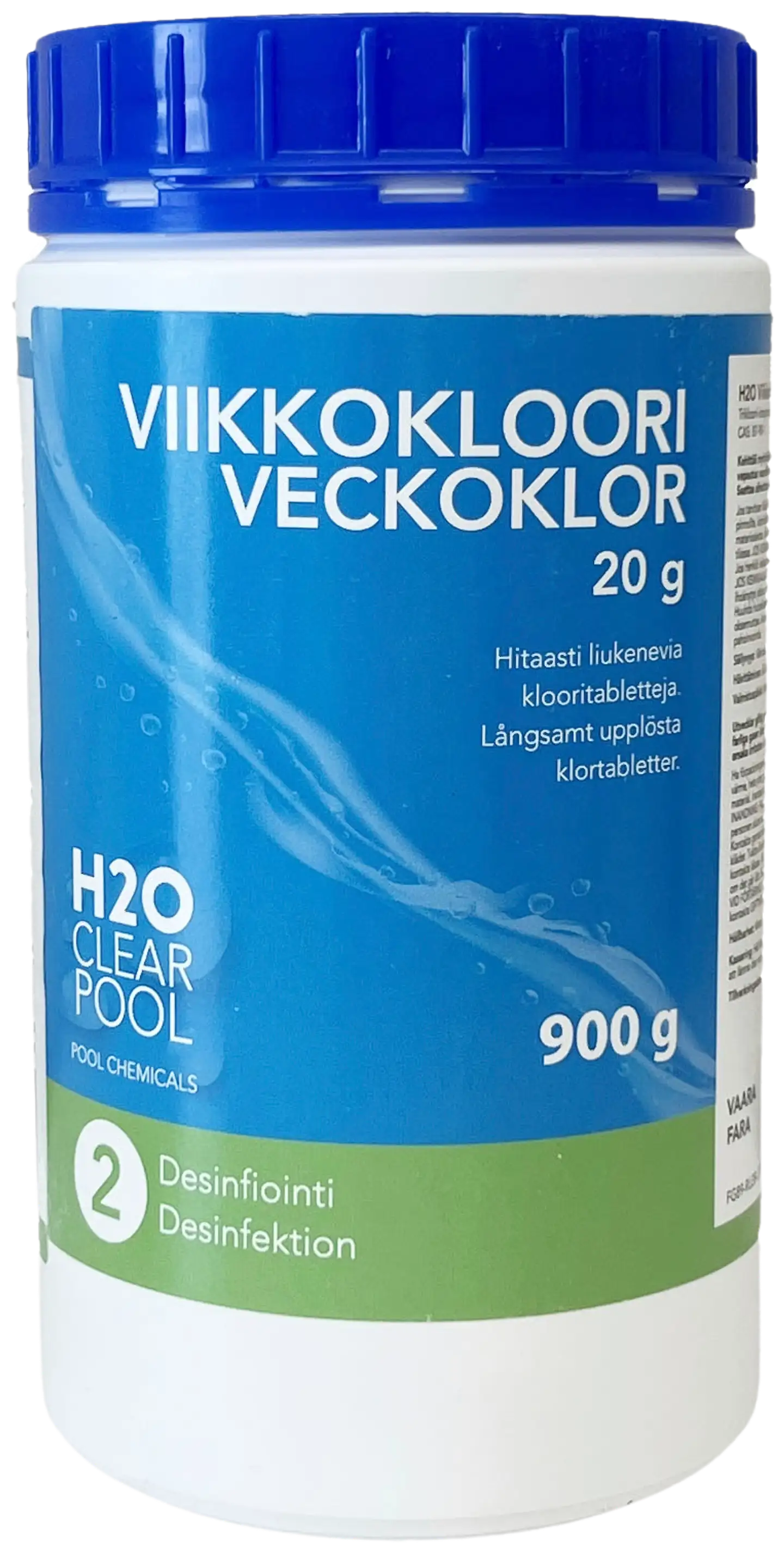 H2O viikkokloori 20g 1Kg