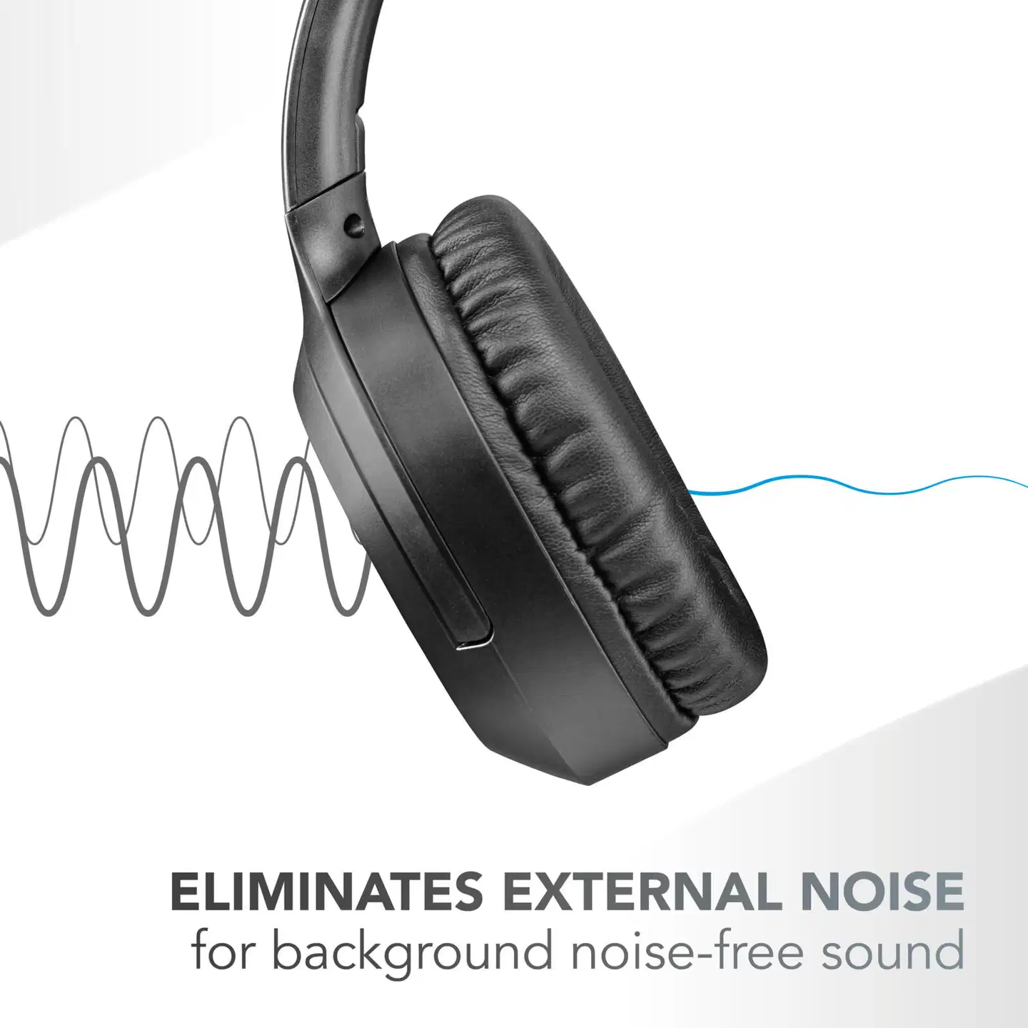 MusicSound langattomat vastamelukuulokkeet Nimbus musta - 2