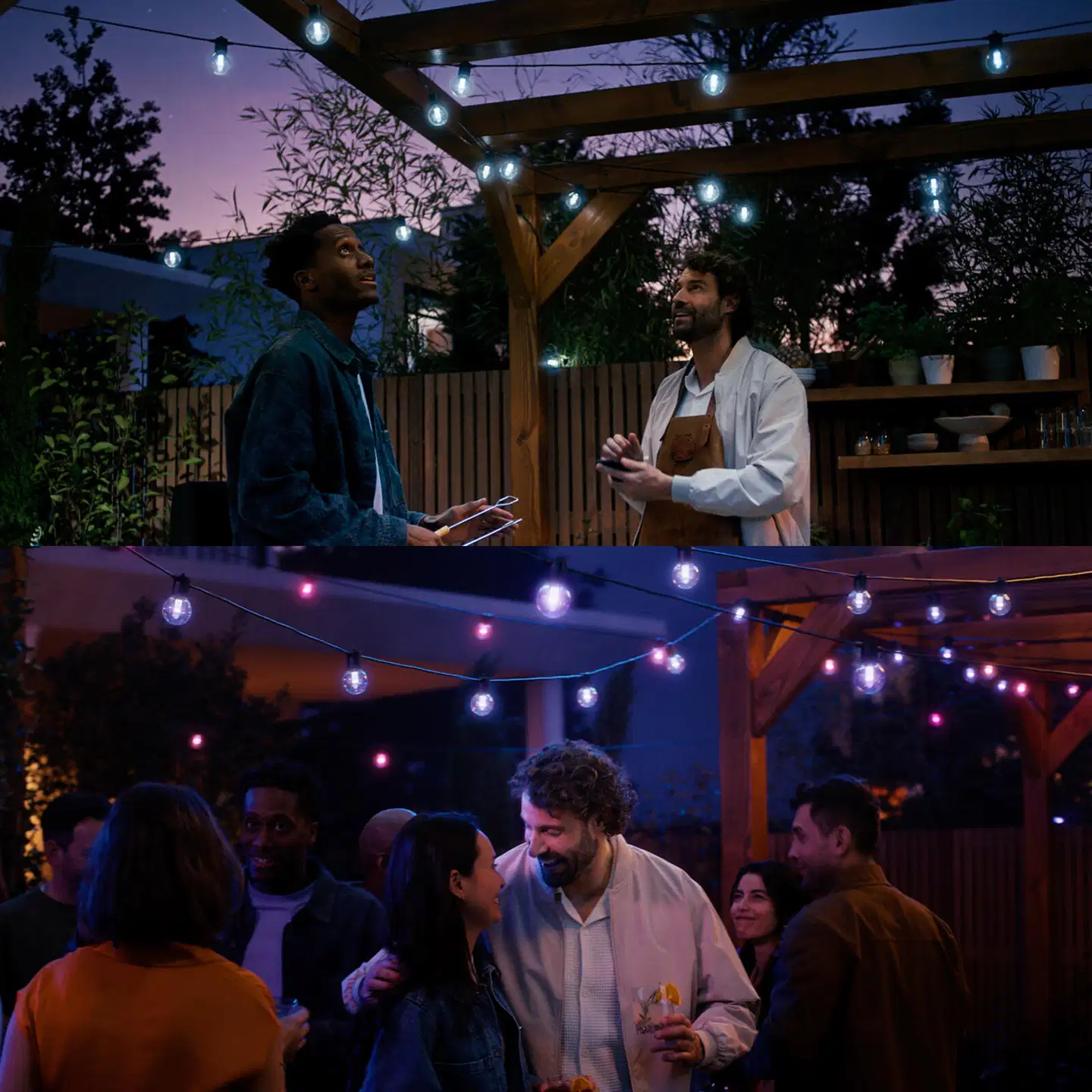 Philips Hue Festavia Globe -valosarja ulkokäyttöön 7 m - 10