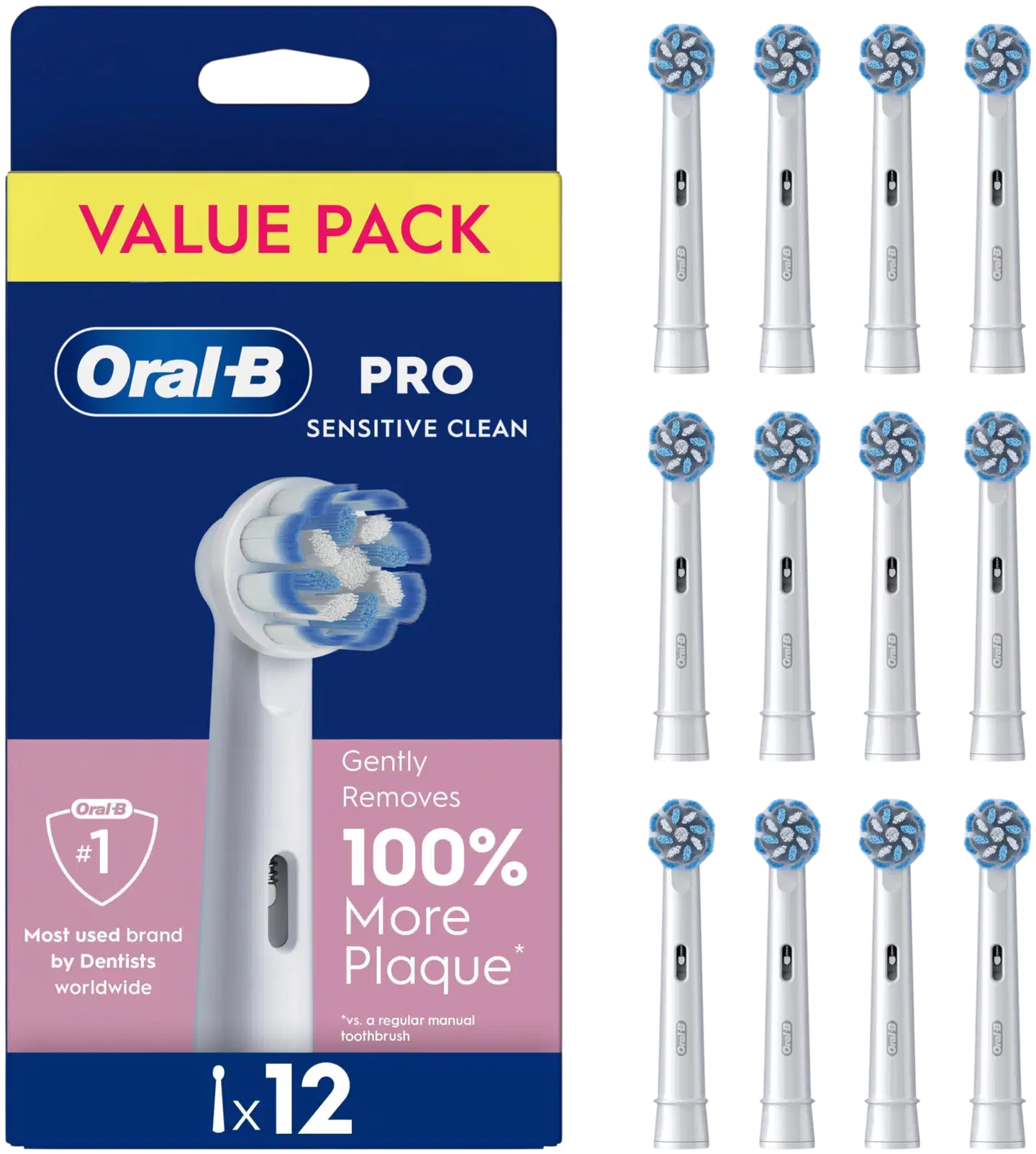 Oral-B Pro Sensitive Clean vaihtoharja 12kpl - 1