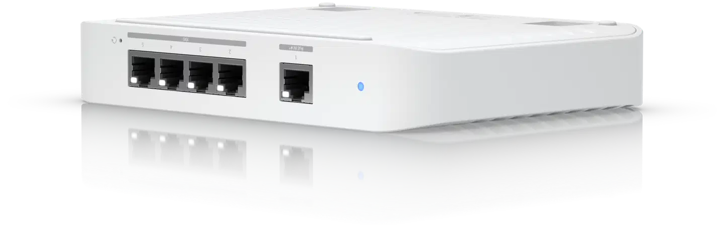 Ubiquiti 5-porttinen 10 gigabit -kytkin PoE-syötöllä USW-FLEX-XG - 5