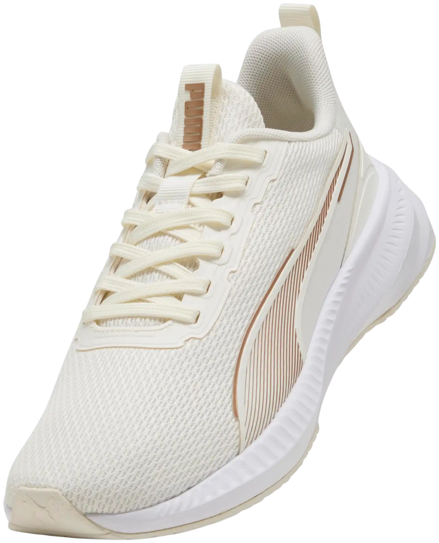 Puma naisten juoksukengät Flyer Lite 3 - Warm White-Puma Gold - 6