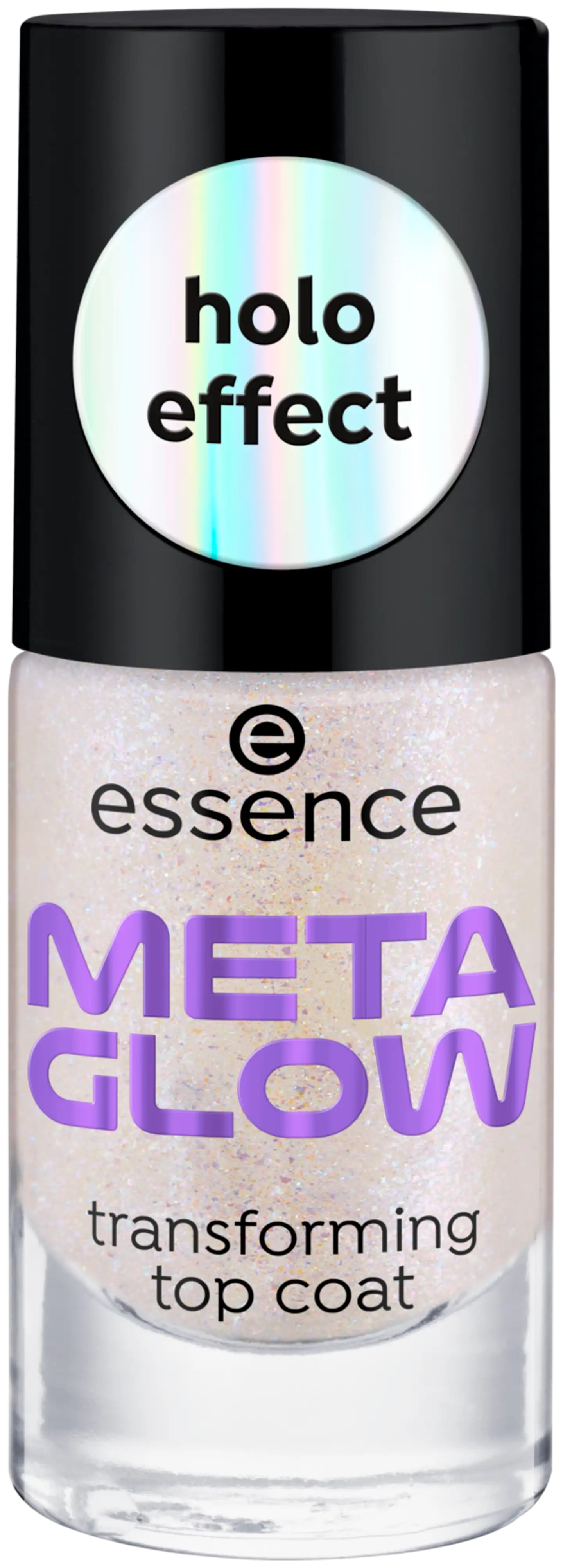 essence META GLOW transforming top coat 8 ml - 1