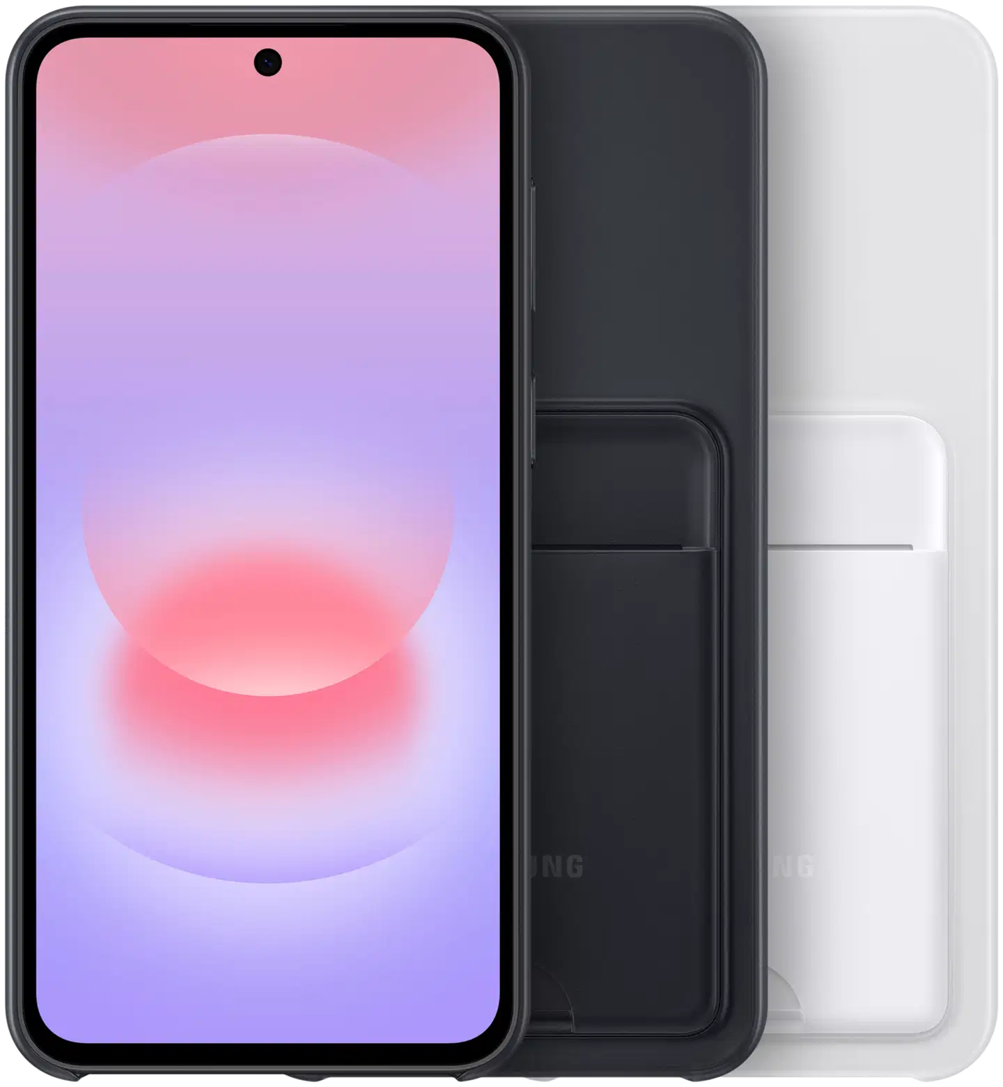 Samsung A37 korttitaskullinen suojakuori musta - 6