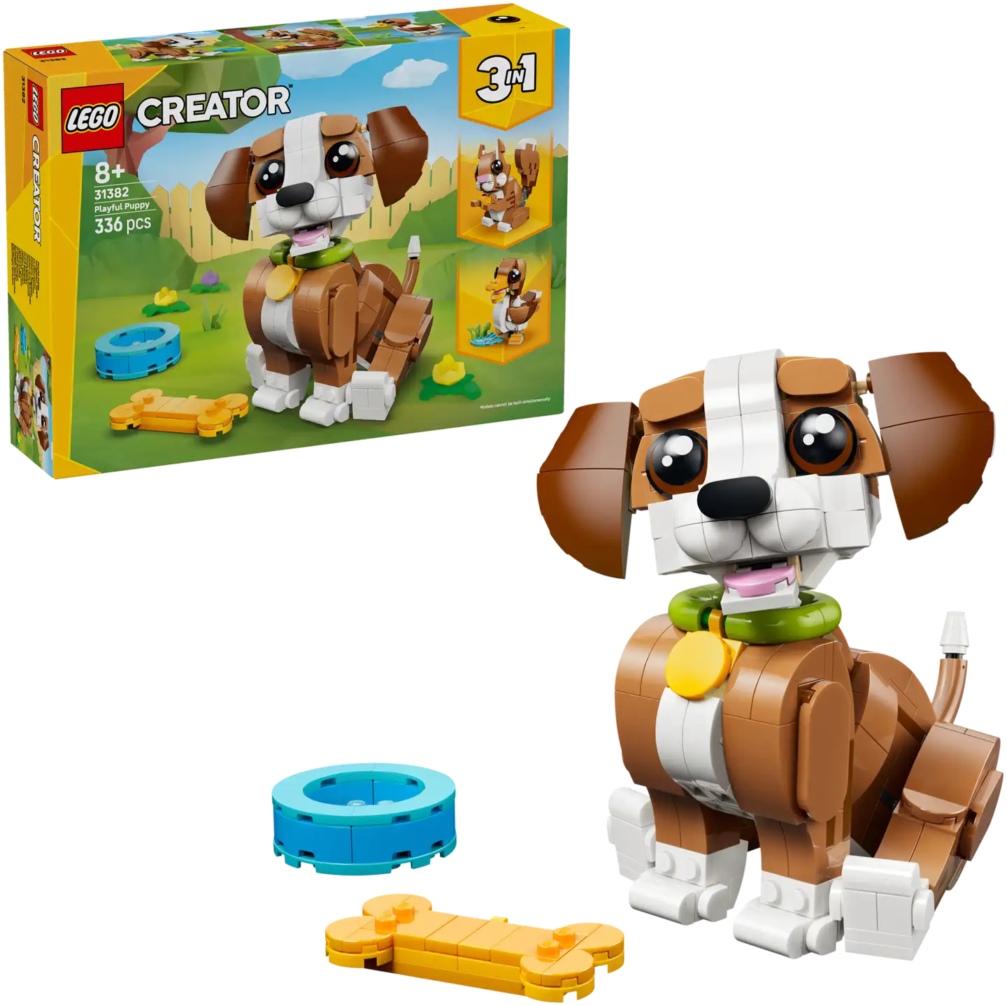 LEGO® LEGO Creator 31382 Söpöt eläimet: Leikkisä koiranpentu - 1