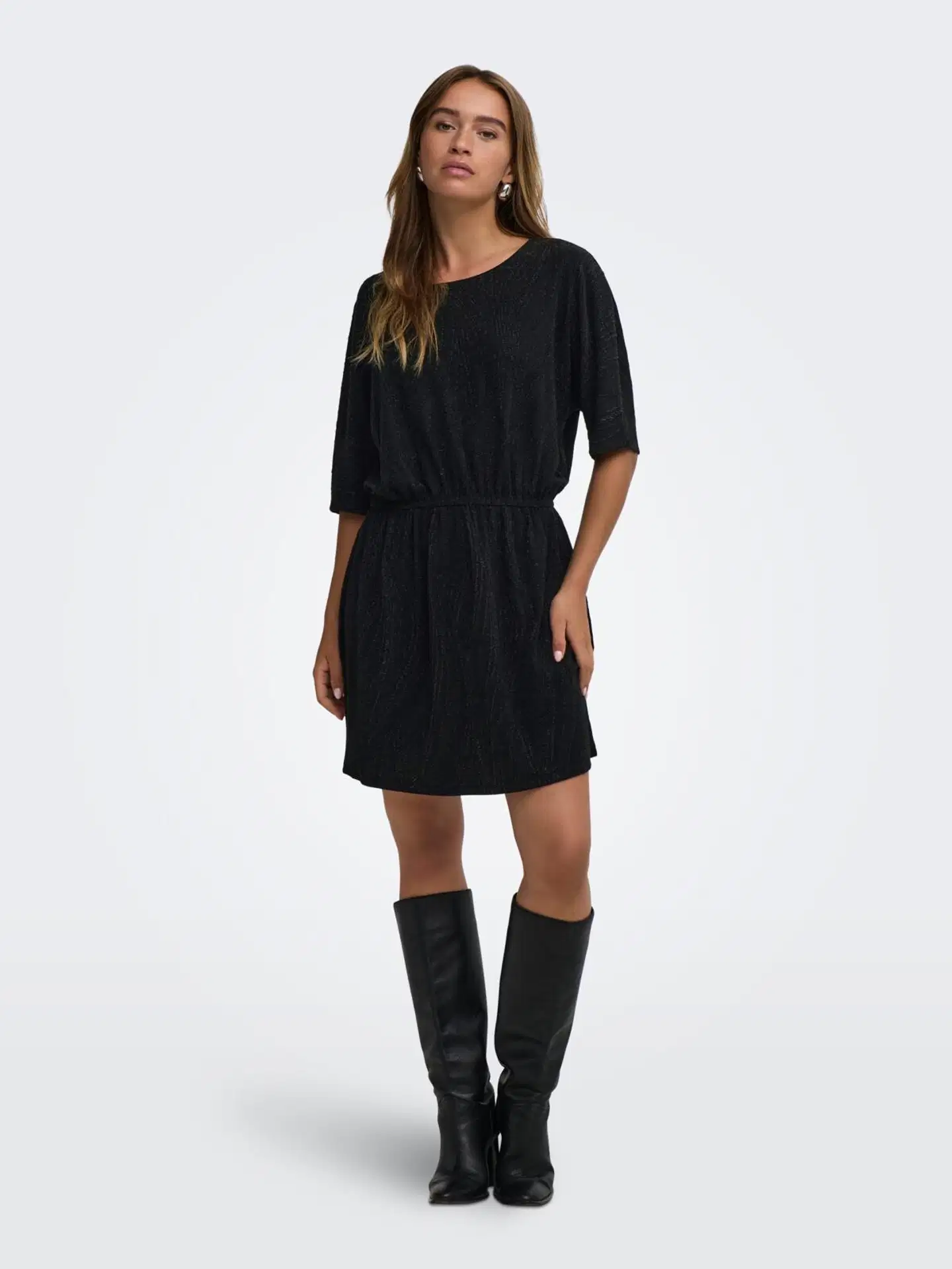 JDY naisten mekko Jdykiwi - Black GLITTER - 4