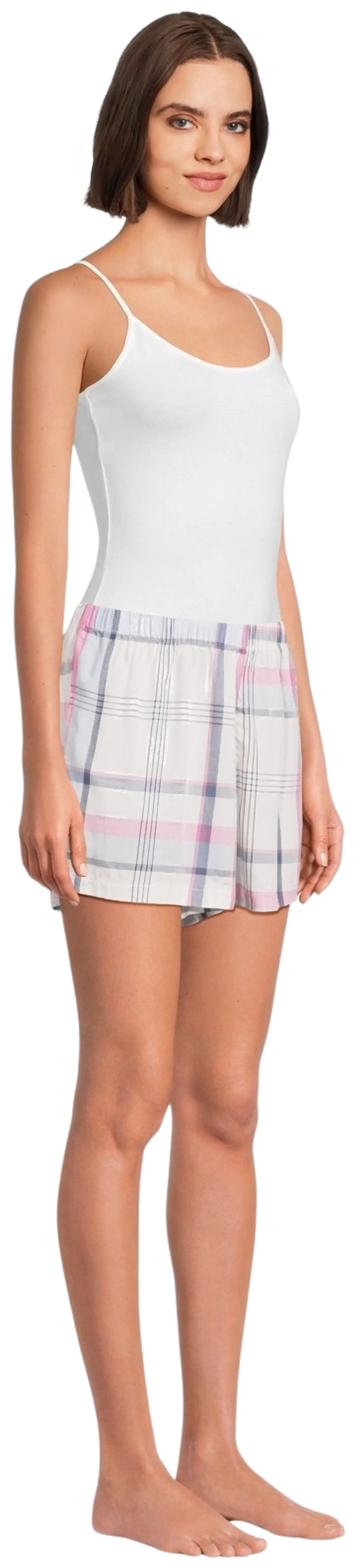 TEX naisten pyjamashortsit I279930 - WHITE 1 - 4
