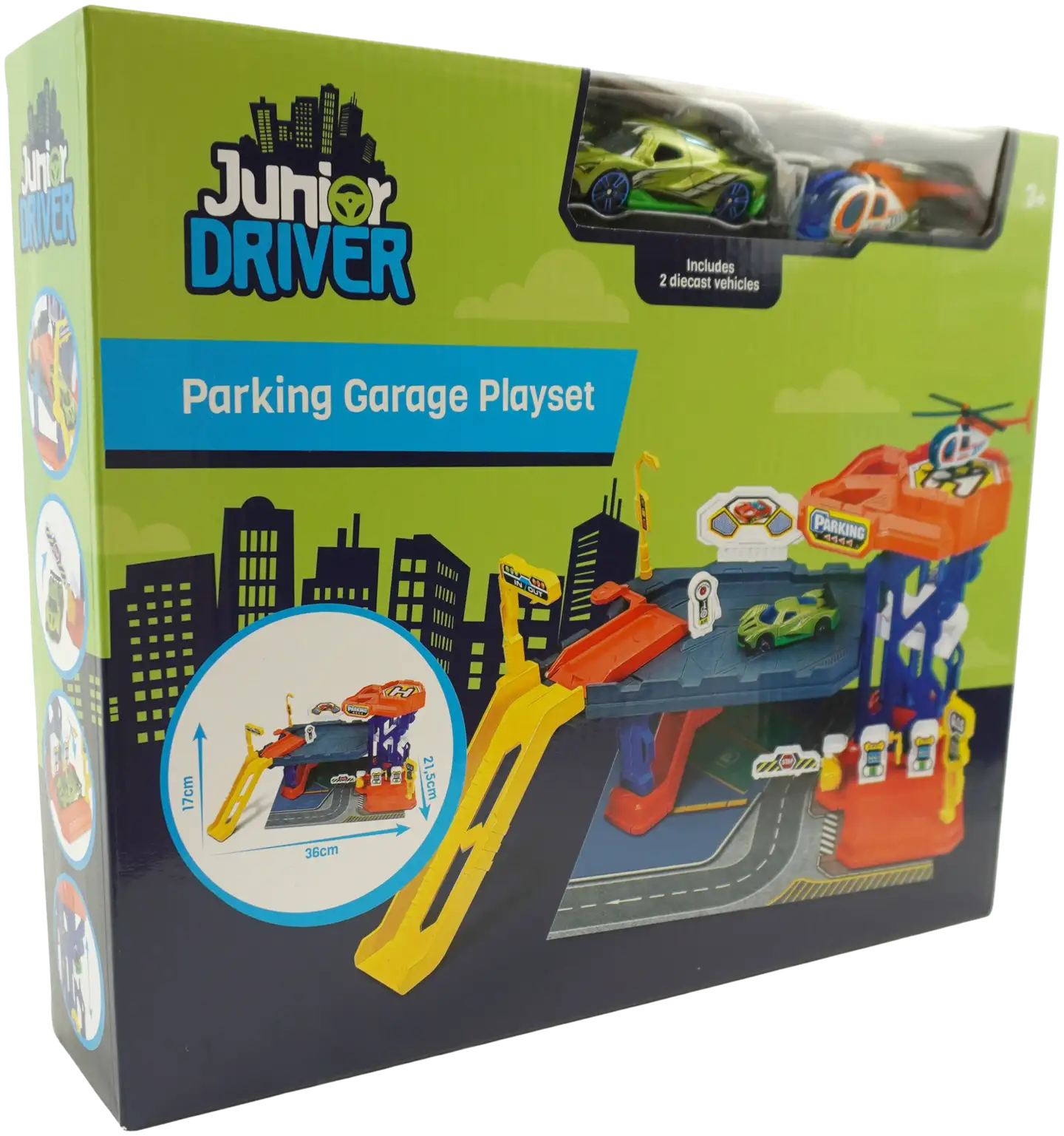 Junior Driver parkkitalo-leikkisetti