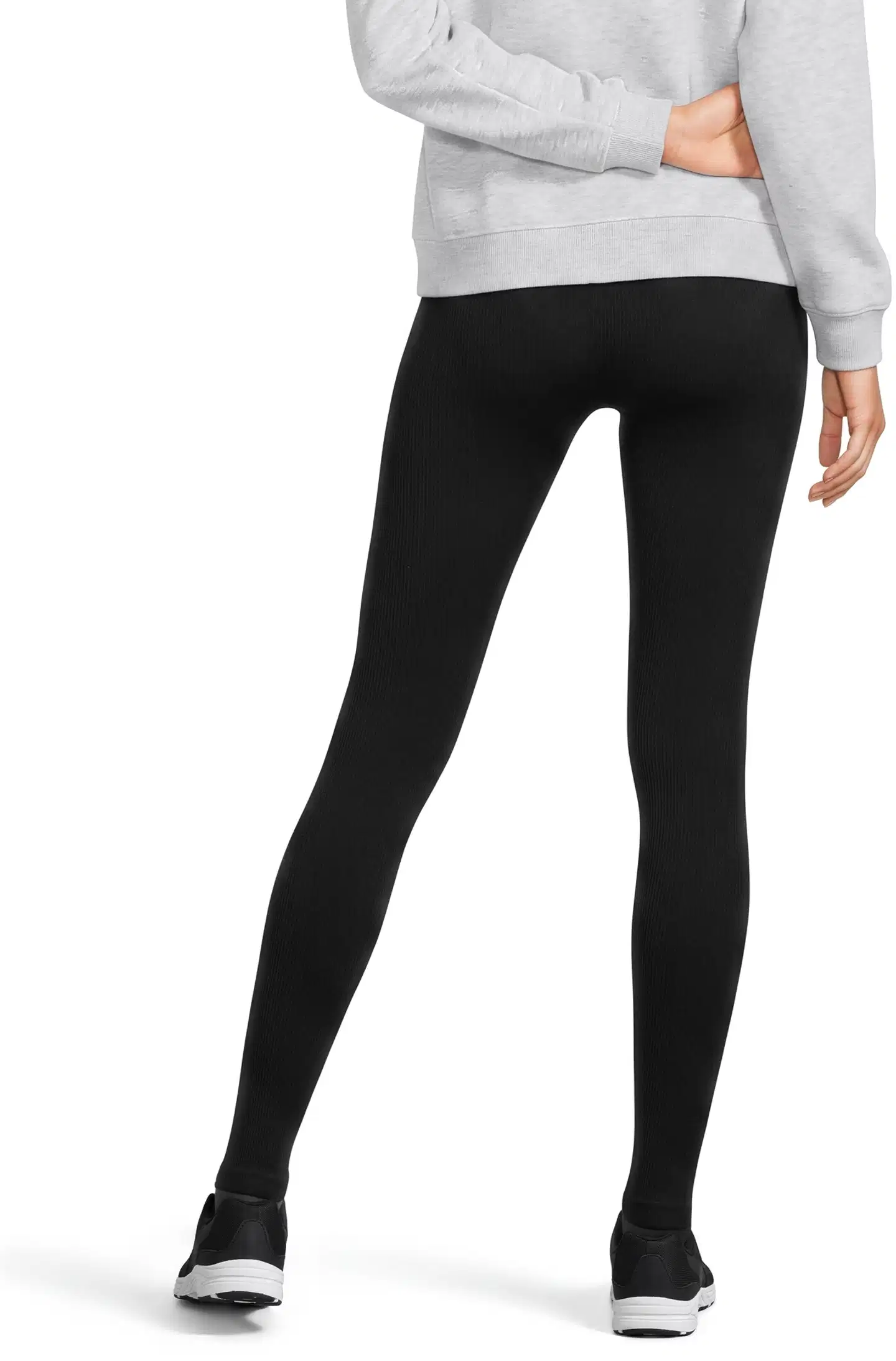 House naisten ribbileggingsit - jet black - 3