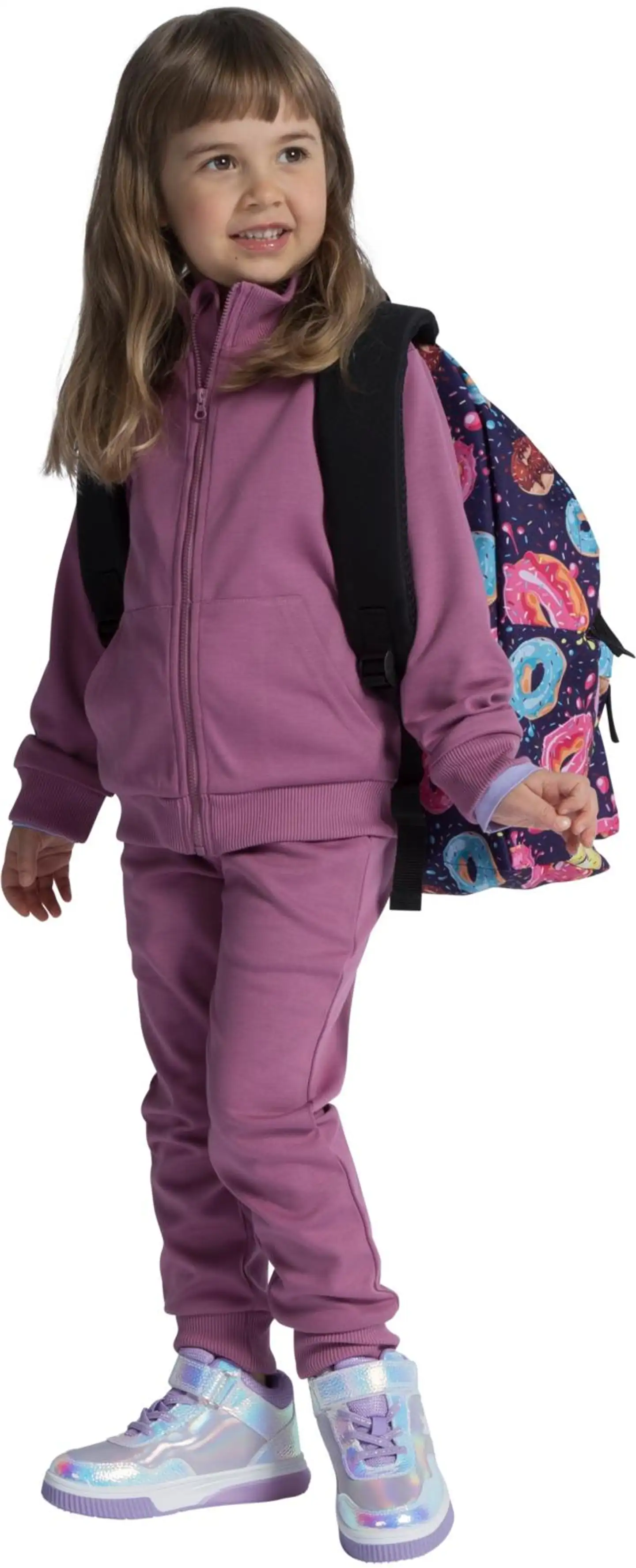 Dinsko lasten vilkkukengät Jona Bling Shiny - Lilac - 8