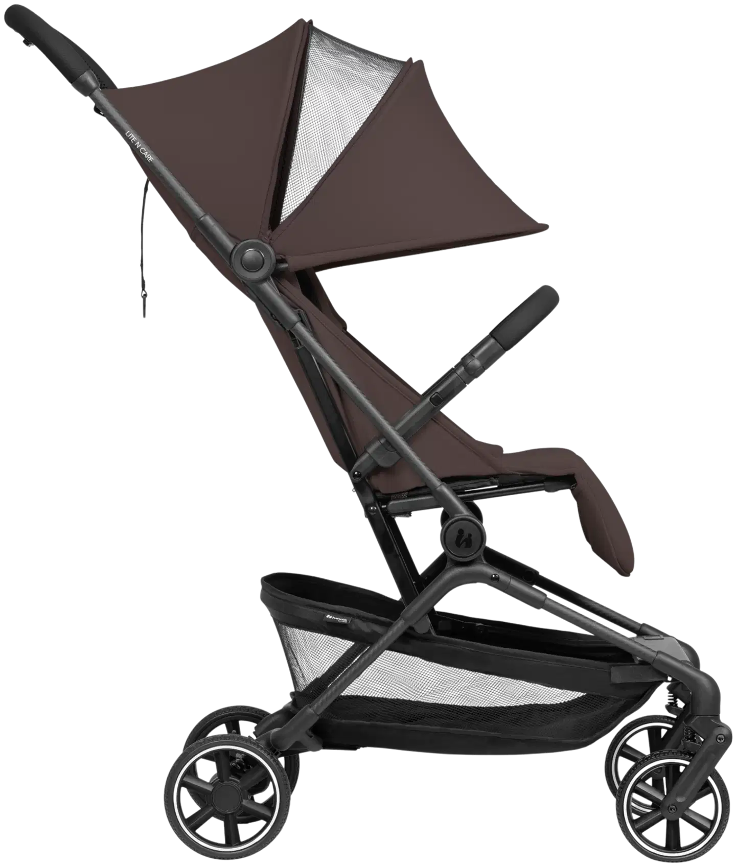 Hauck matkarattaat Lite N Care ruskea - 3