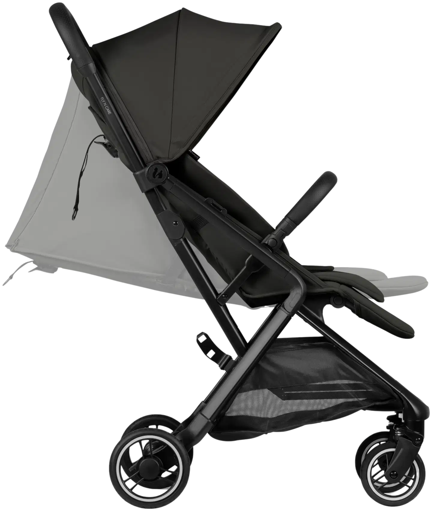 Hauck matkarattaat Fly N Care musta - 6