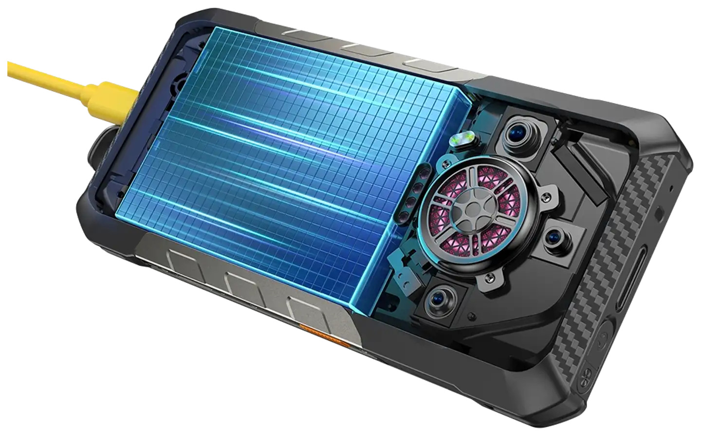 Ulefone Rugged-älypuhelin Armor 30 4G 512 GB musta - 4