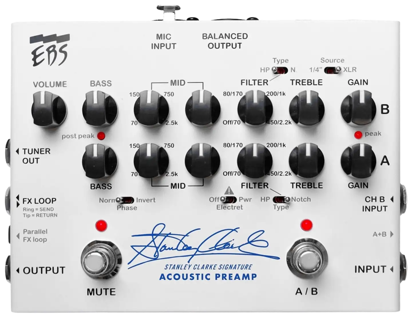 EBS bassopedaali Stanley Clarke Signature Edition