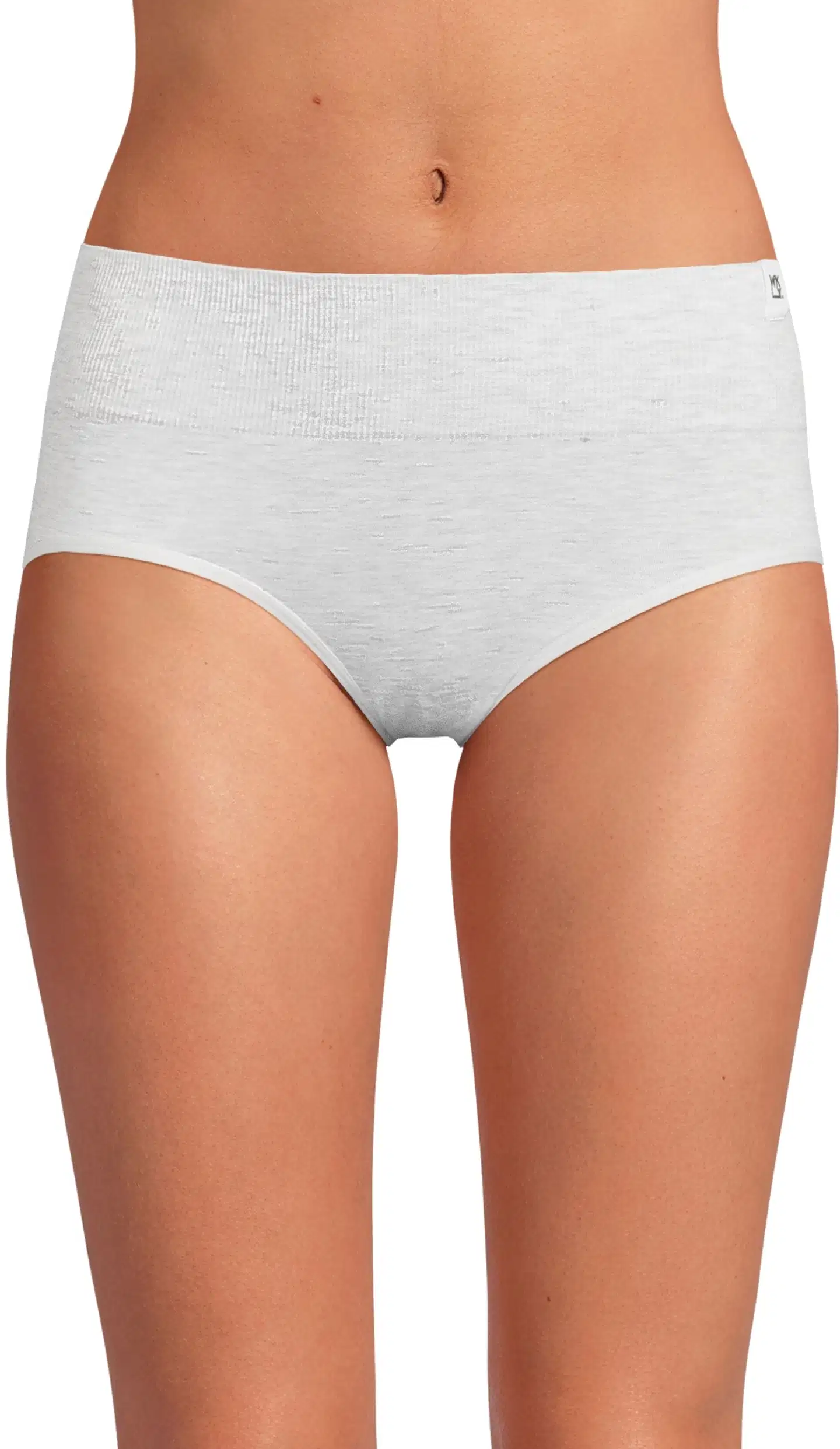 WKLY. naisten hipsterit 210W332665 - White melange - 1