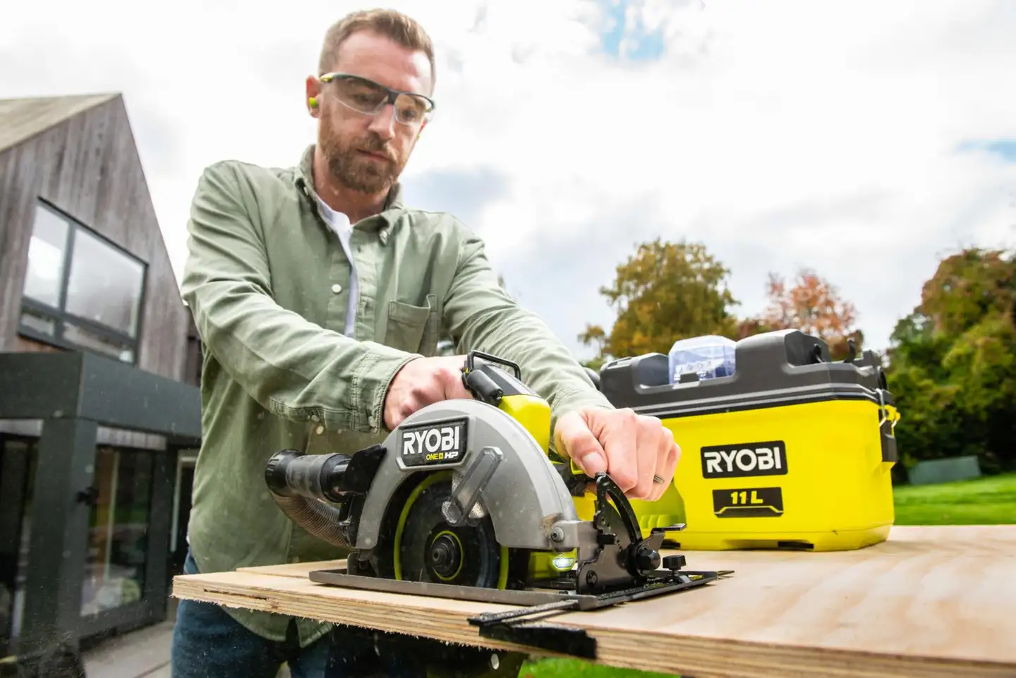 Ryobi pyörösaha RCS18X1-0 - 10