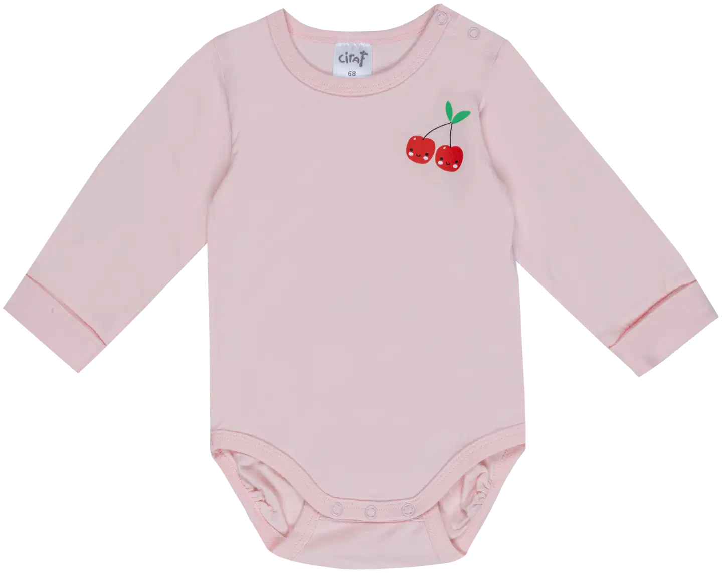 Ciraf vauvojen body Kirsikka 250B260450 2-pack - 11-0103tcx egret - 4
