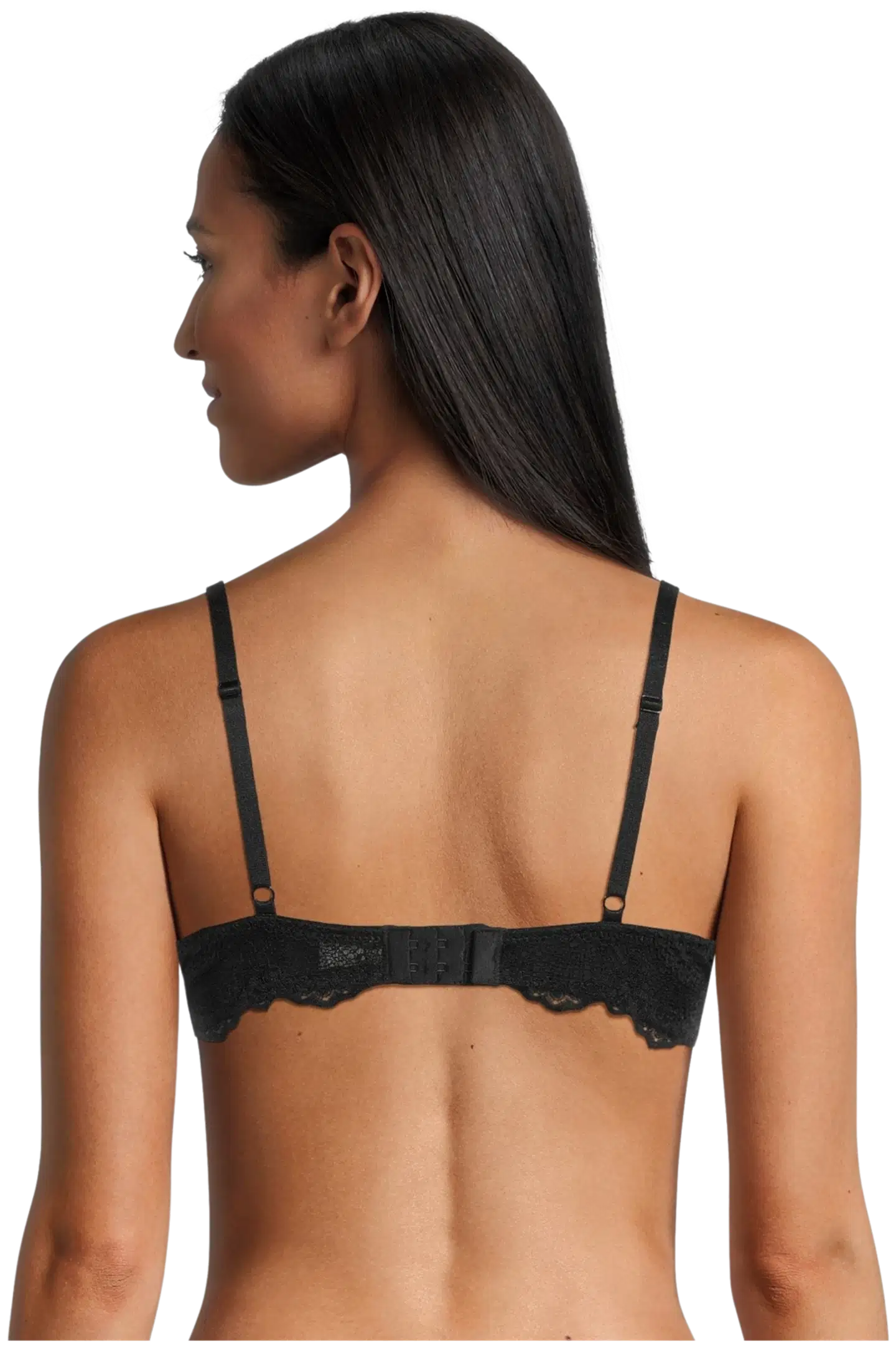 Actuelle naisten topatut rintaliivit 211ASS2004 - BLACK - 3