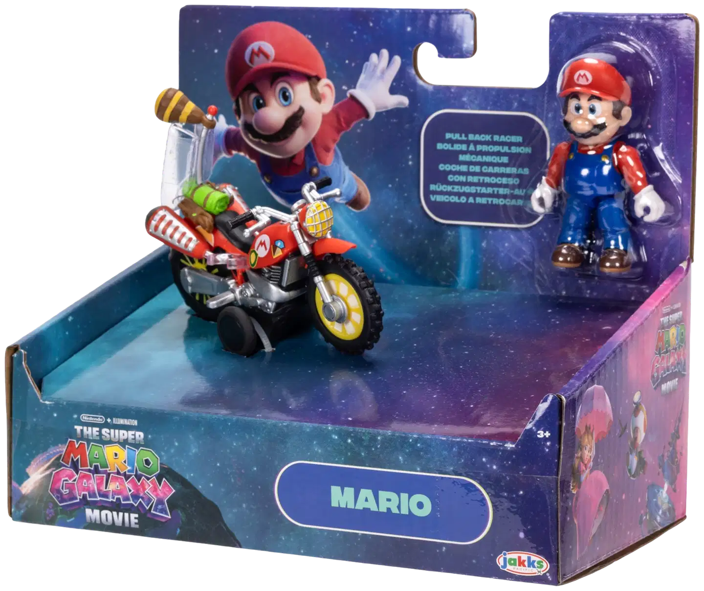 Mario Movie 2 figuuri ja moottoripyörä Wave 1, erilaisia - 9