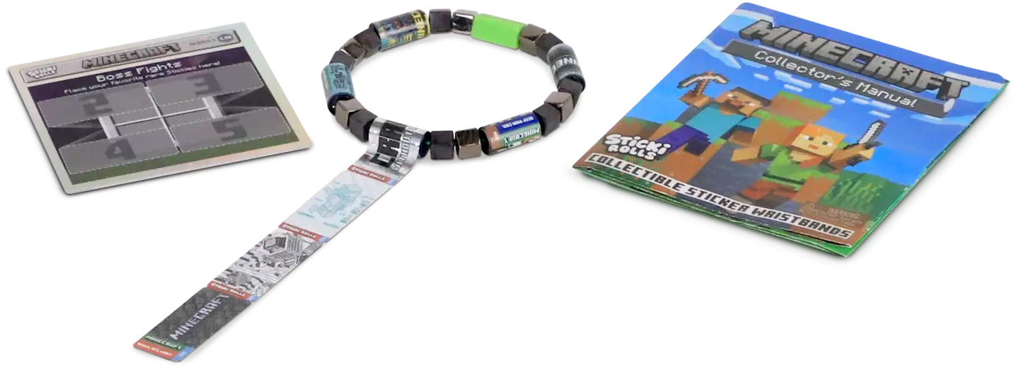 Sticki Rolls Minecraft Tarrarannekoru Yllätyspakkaus 50 tarraa - 15