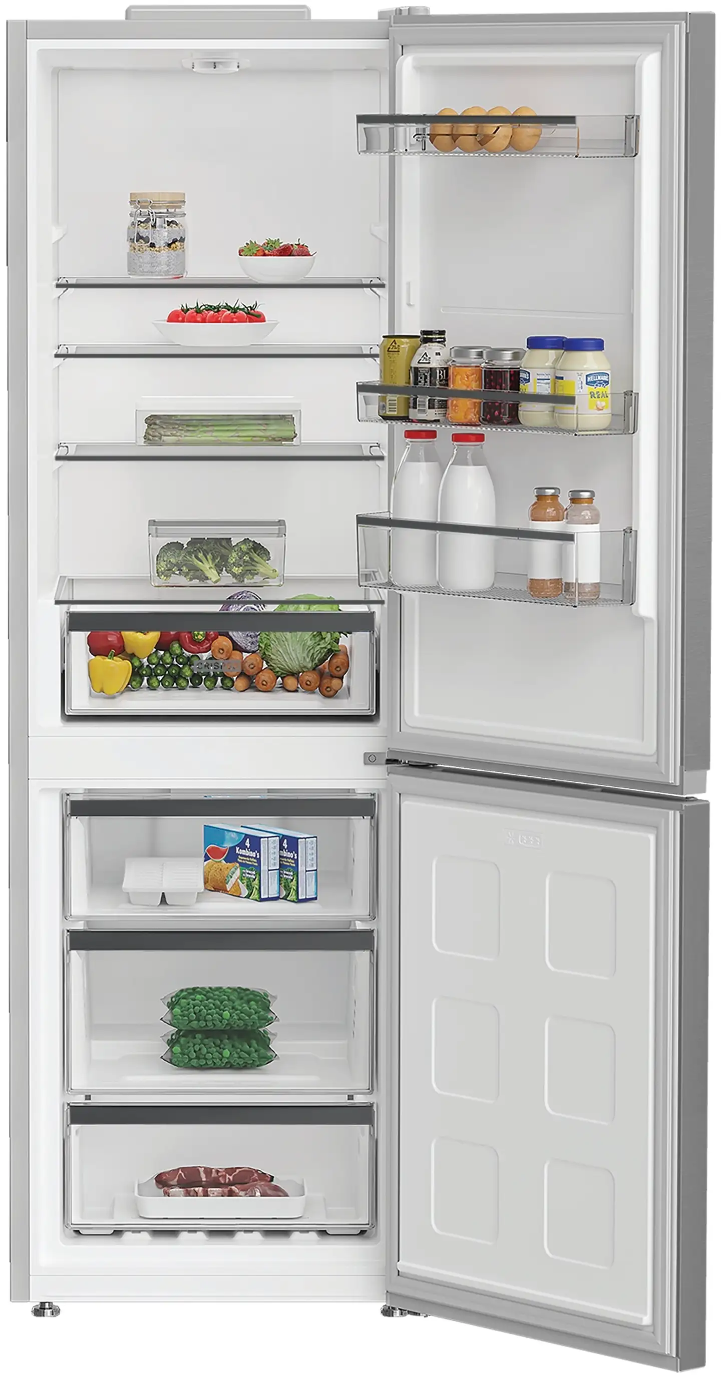 Whirlpool jääkaappipakastin WHKH 1361 XP4E, 187cm, tumma harmaa - 2