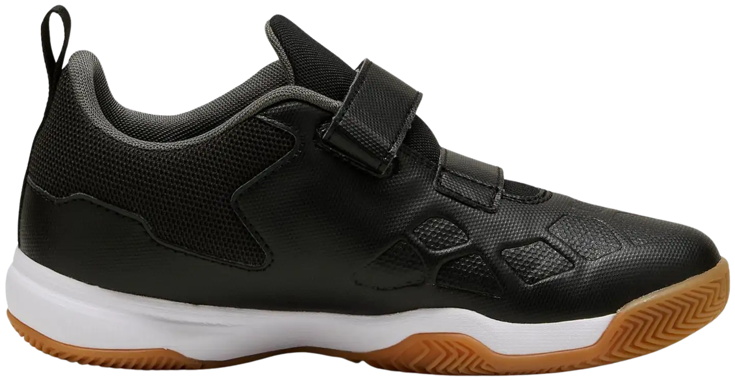 Puma lasten sisäpelikengät Tenaz V Jr - Puma Black-Puma White-IronGate - 2