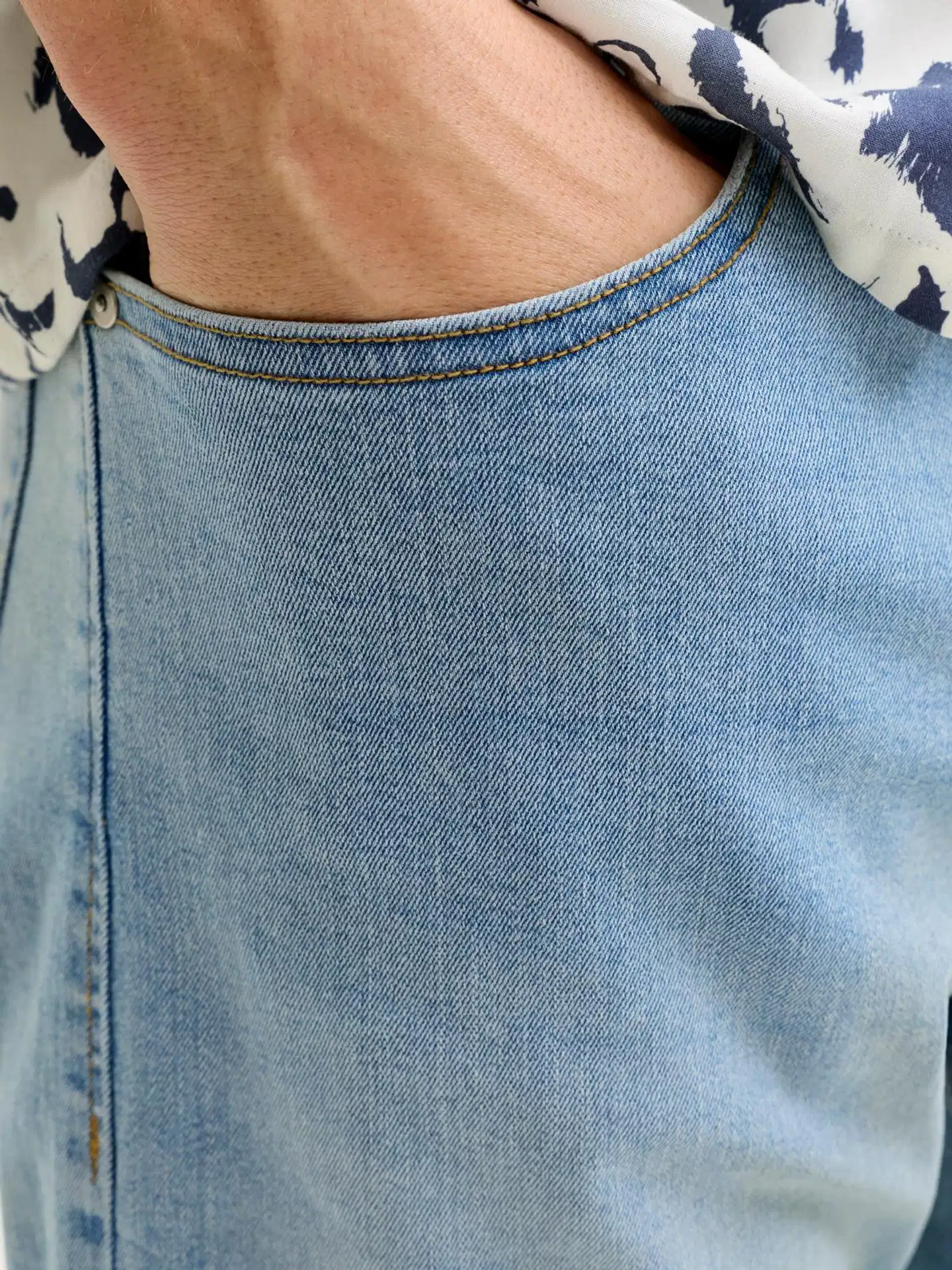 JJ REBEL miesten farkkushortsit Jrebmason - Blue denim - 8