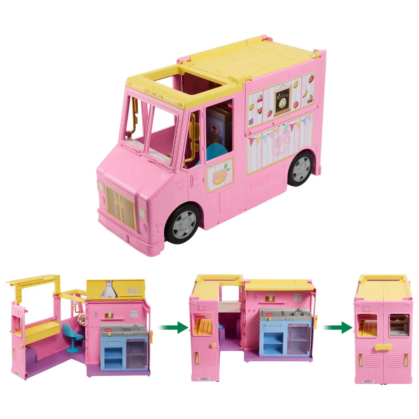 Barbie Lemonade Truck -leikkisetti - 5