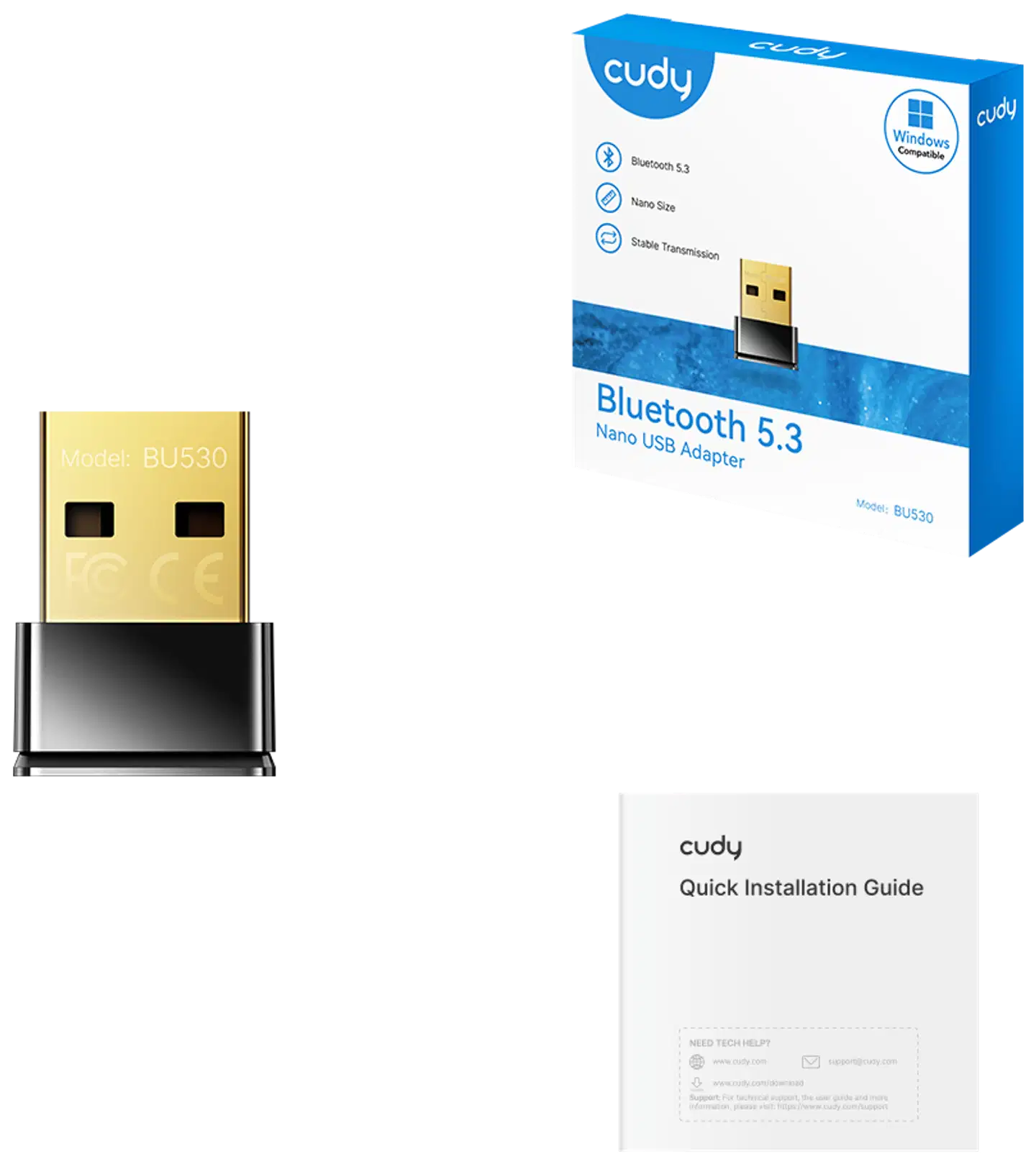 Cudy langaton sovitin BU530 - 3