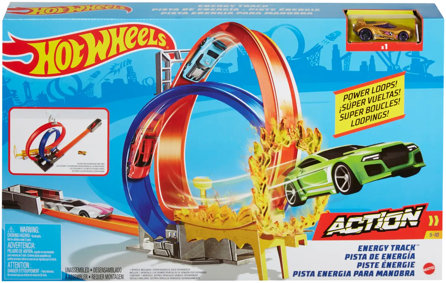 Hot Wheels Energy Track Set Gnd92 - 1