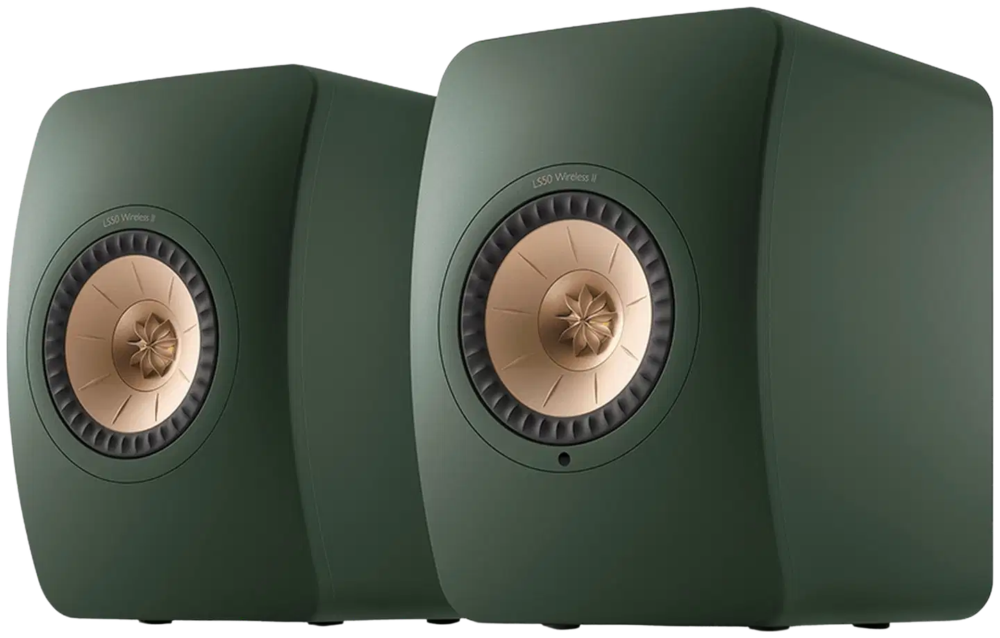 KEF aktiivikaiutinpari LS50 Wireless 2 moss green aktiivijalustakaiutin - 1