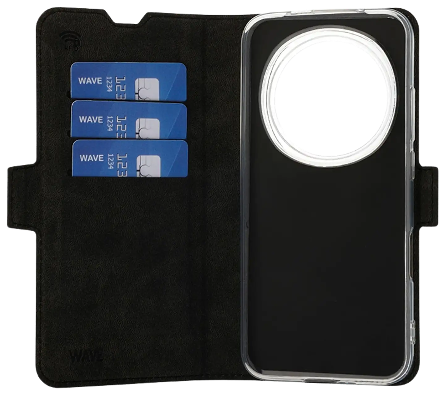 Wave Book Case, Honor Magic8 Pro 5G, Musta - 3